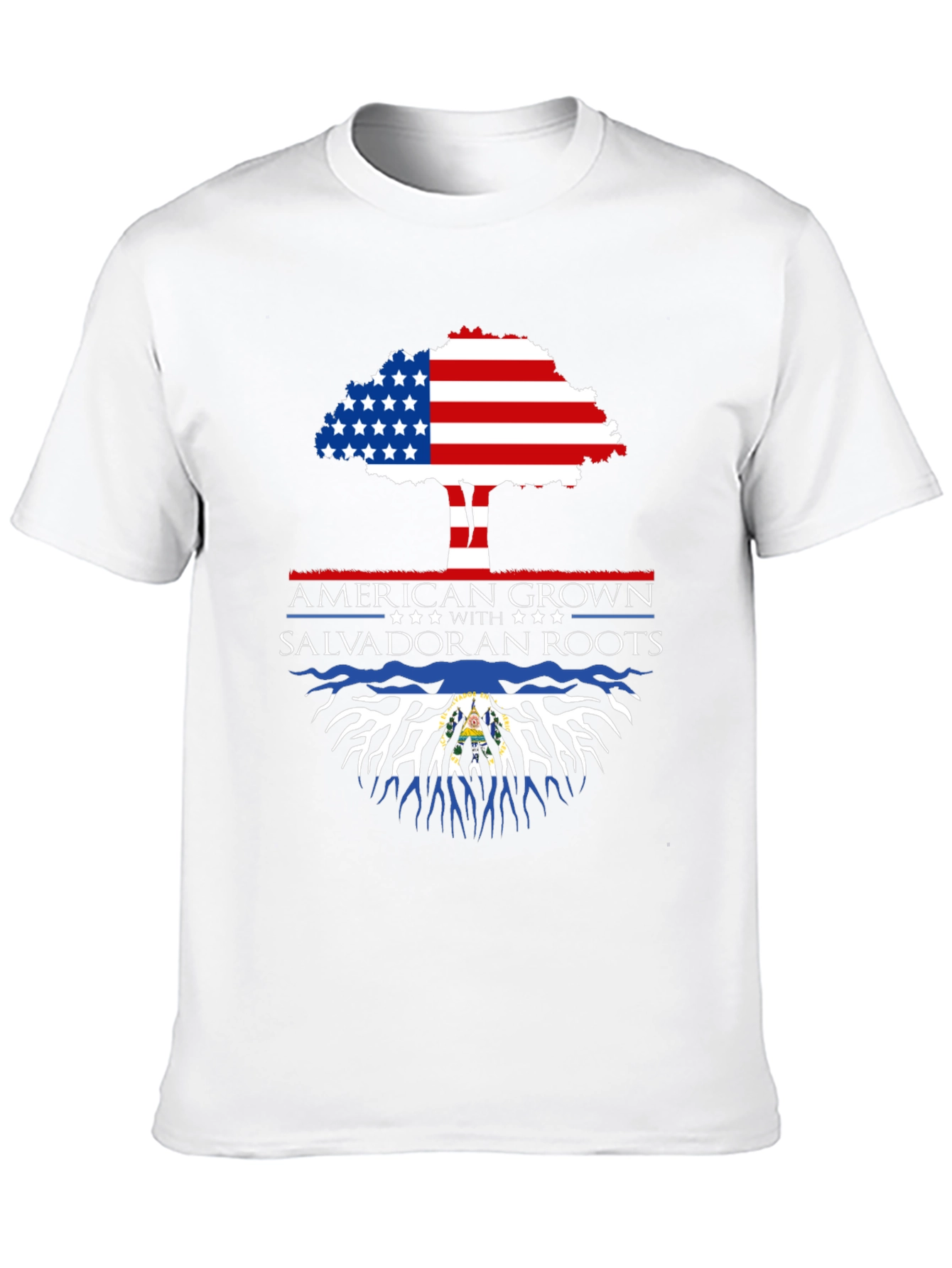 American Grown Salvadoran Roots T-Shirt