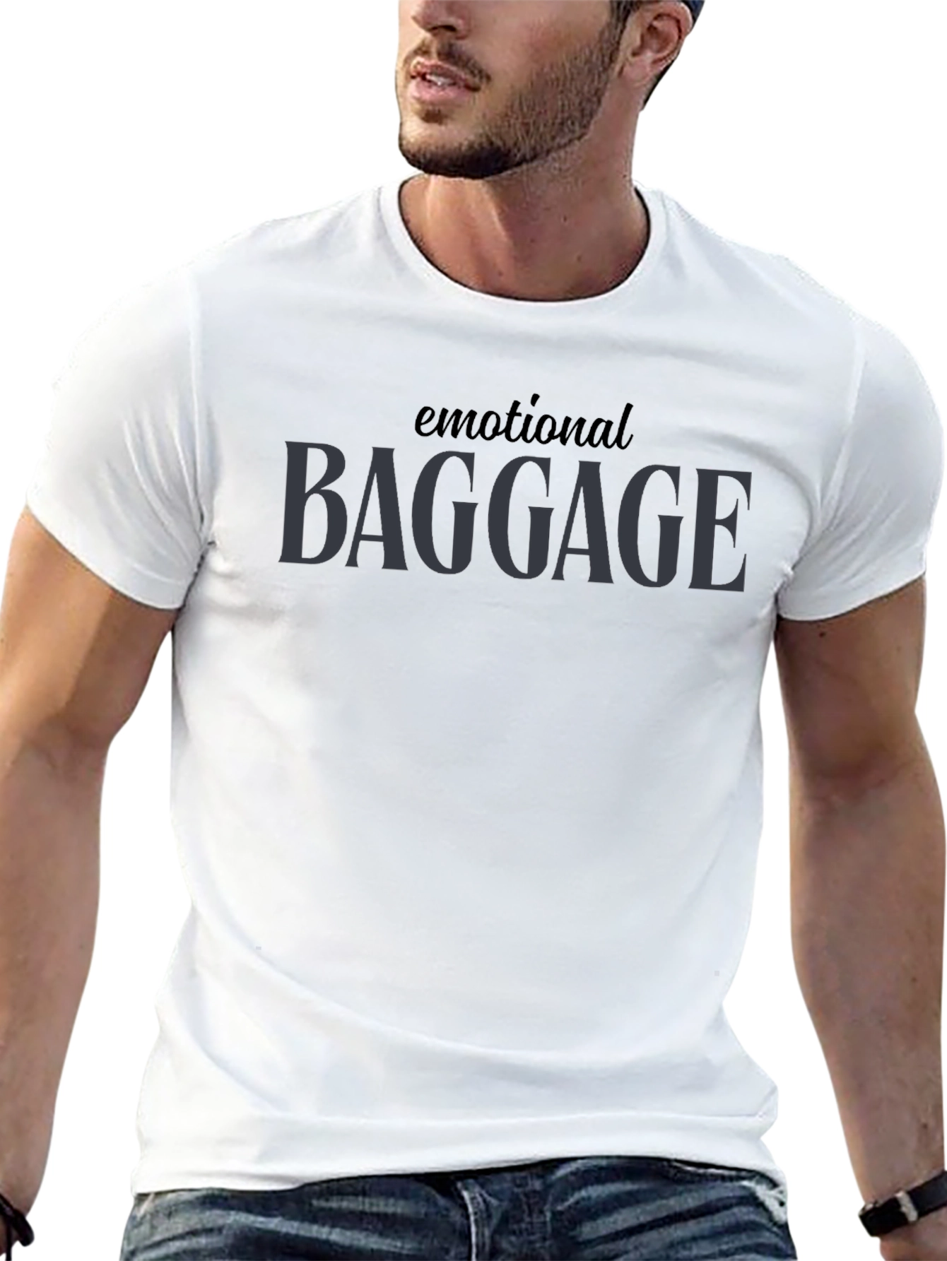 Emotional Baggage Graphic Tee - Unisex Soft Cotton T-Shirt
