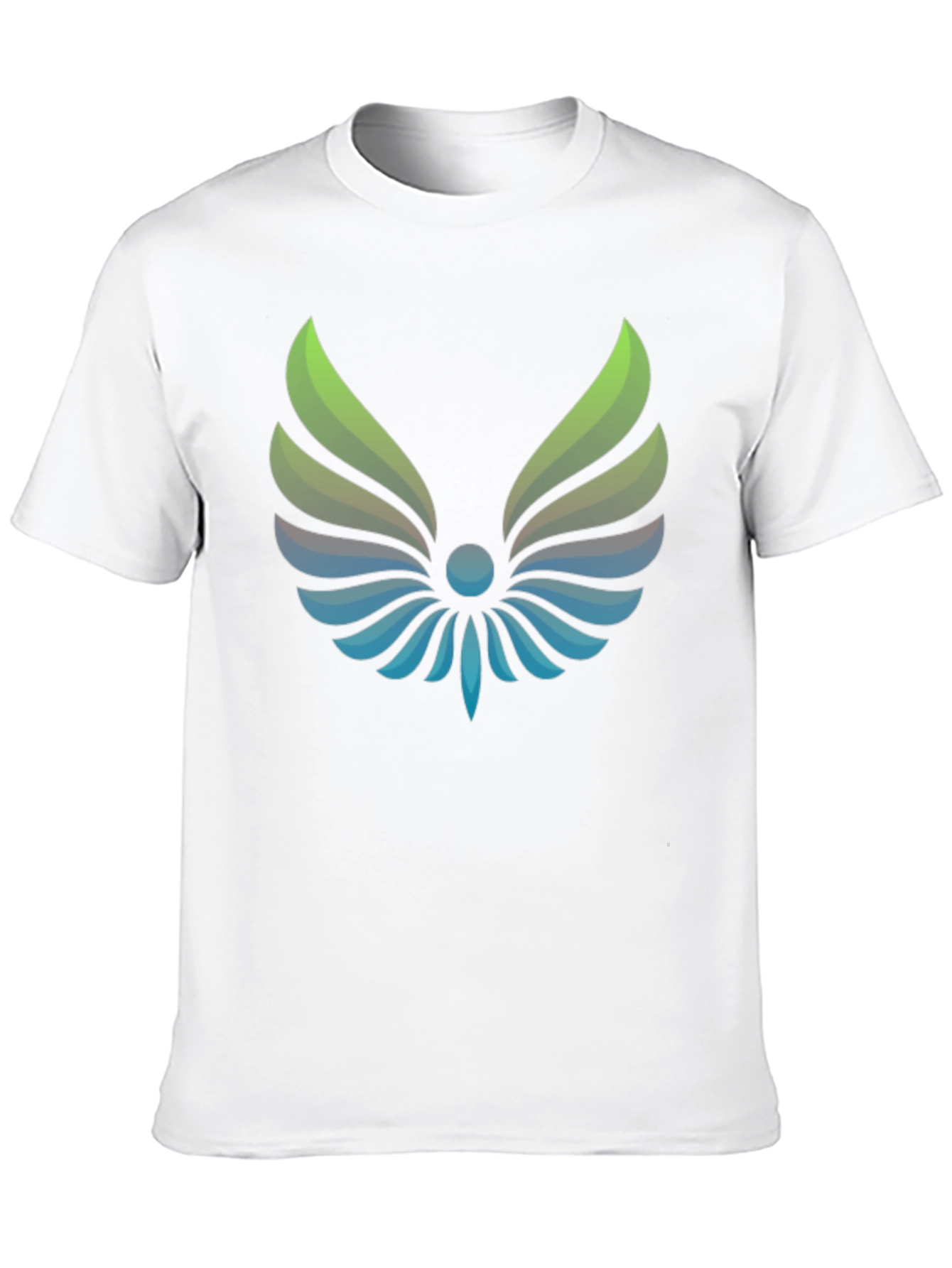 Winged Logo Black T-Shirt - Modern Graphic Tee