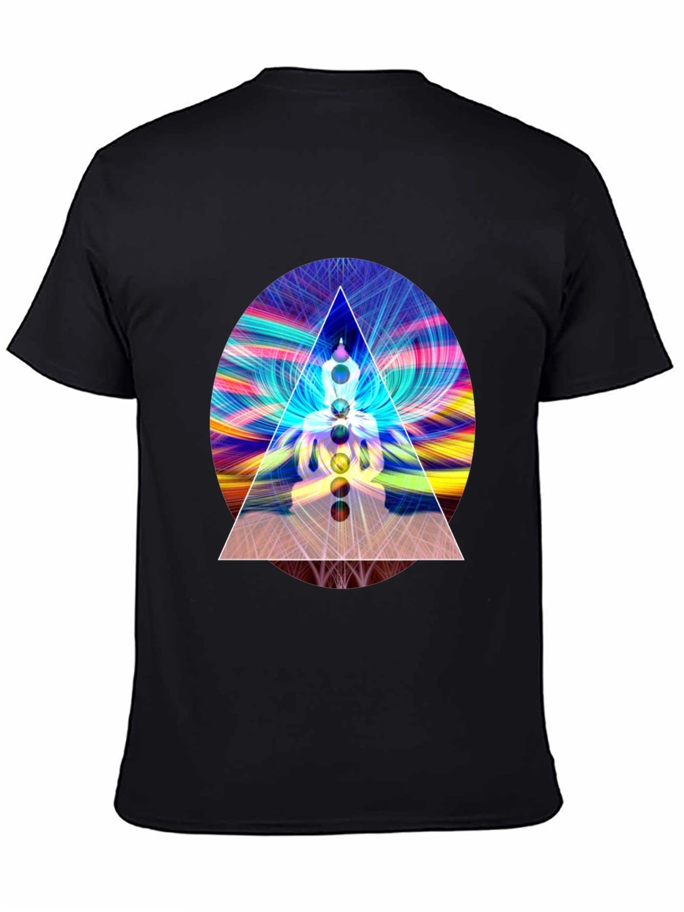 Chakra Buddha Graphic Tee - Spiritual Style