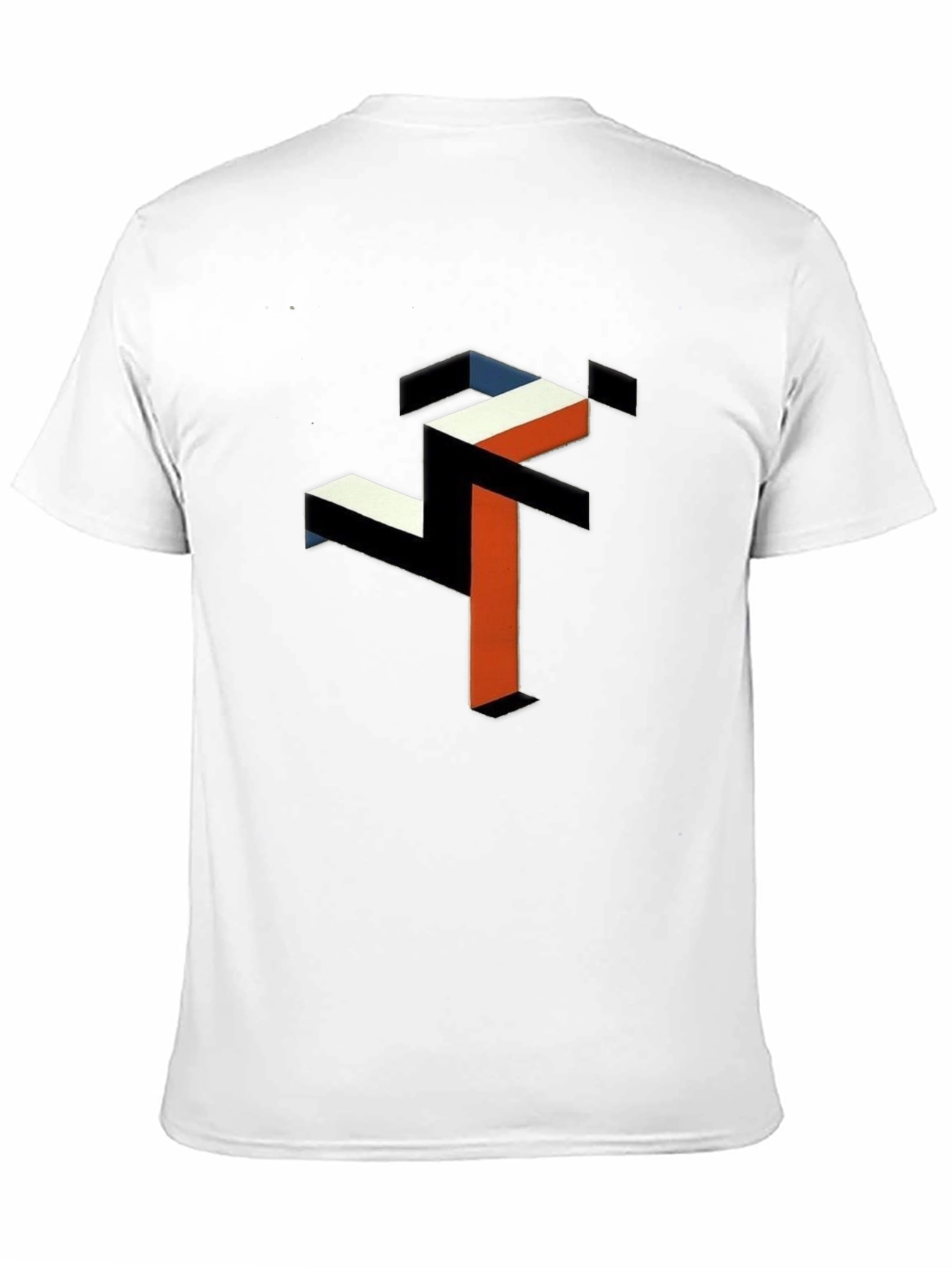 Abstract Geometric Graphic Tee - Modern Art Shirt