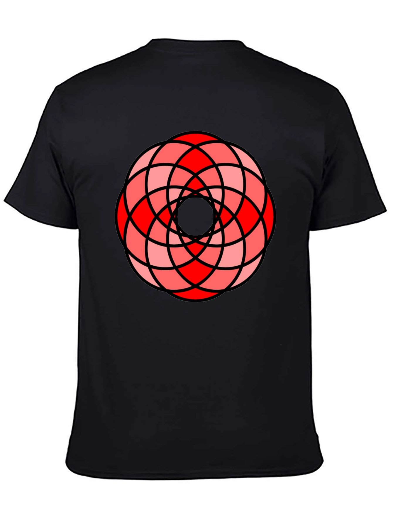 Abstract Circle Pattern Graphic T-Shirt