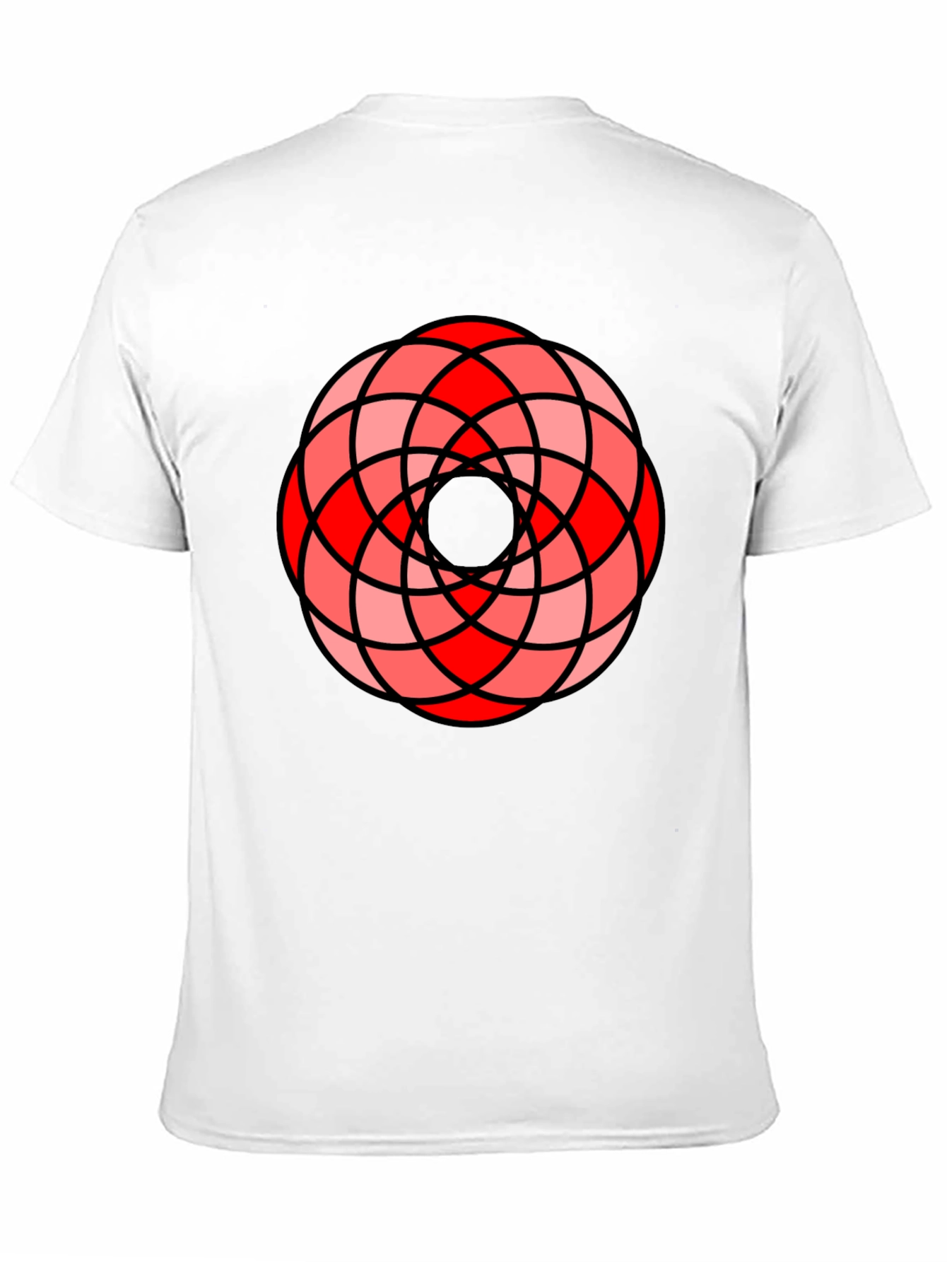 Abstract Circle Pattern Graphic T-Shirt