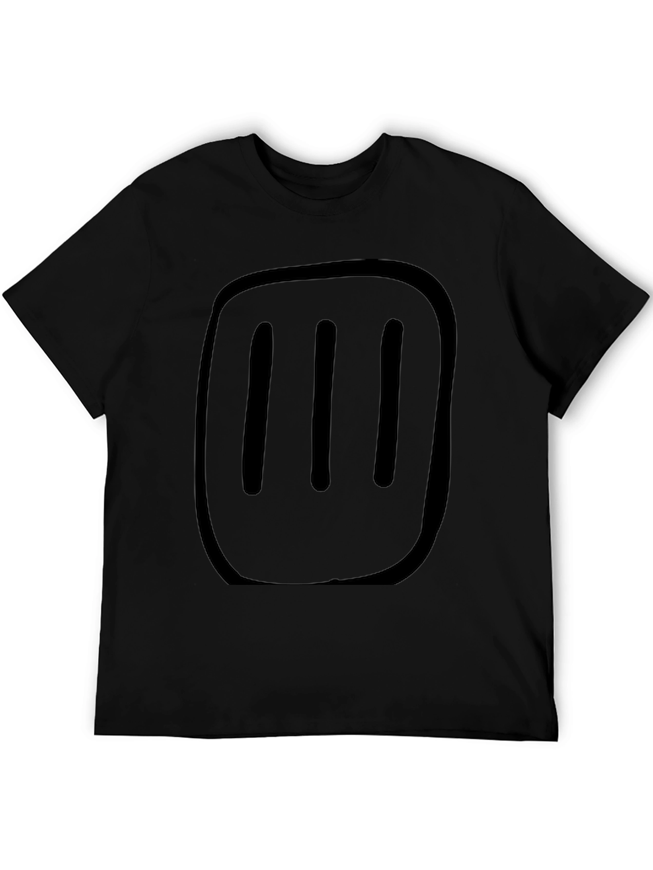 Modern Black T-Shirt with Graphic Print