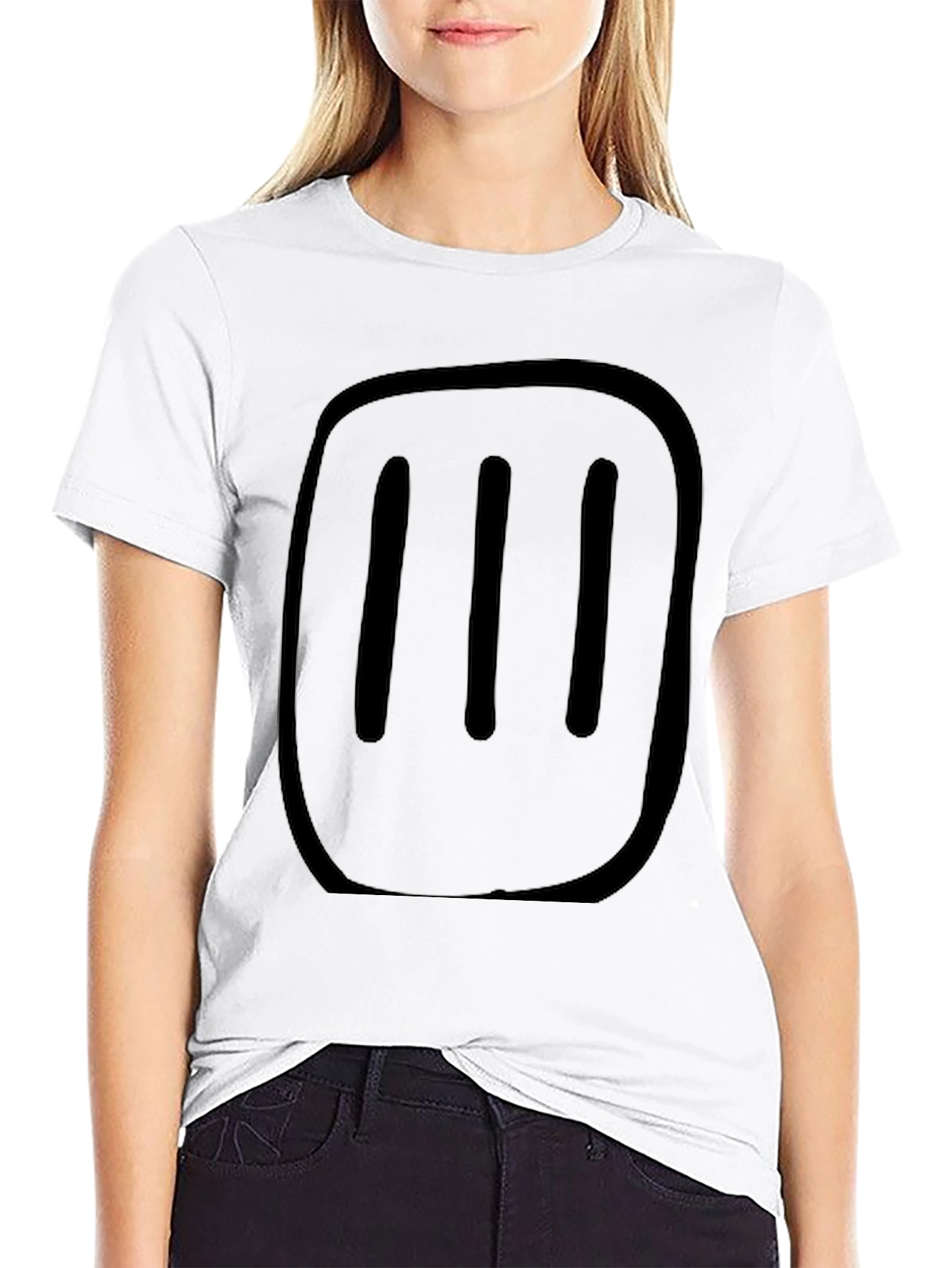 Modern Black T-Shirt with Graphic Print