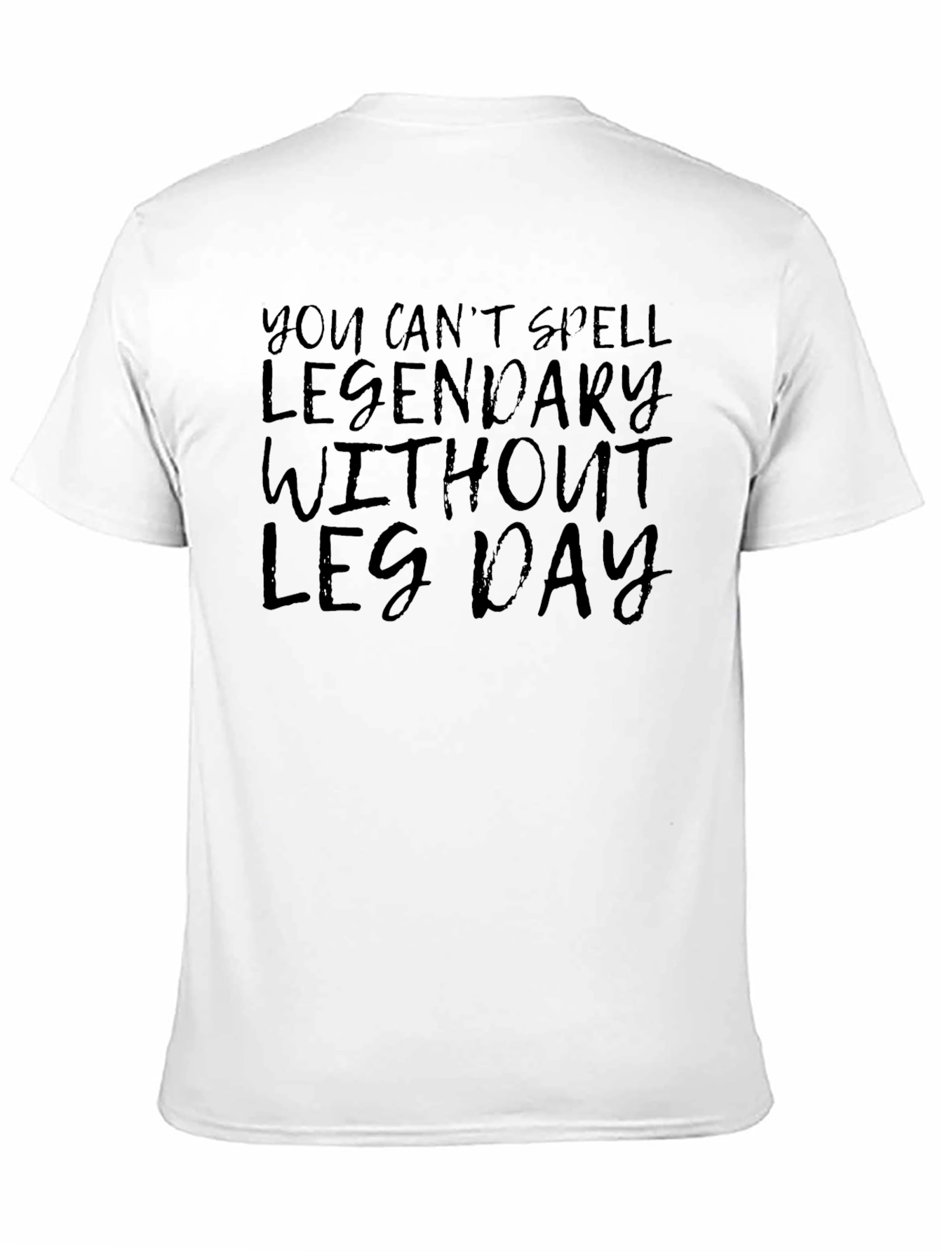 Legendary Leg Day Black Graphic Tee