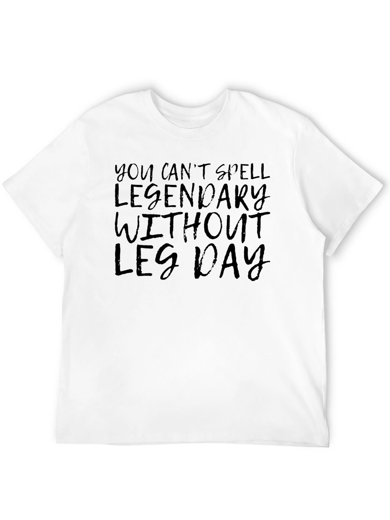 Legendary Leg Day Black Graphic Tee