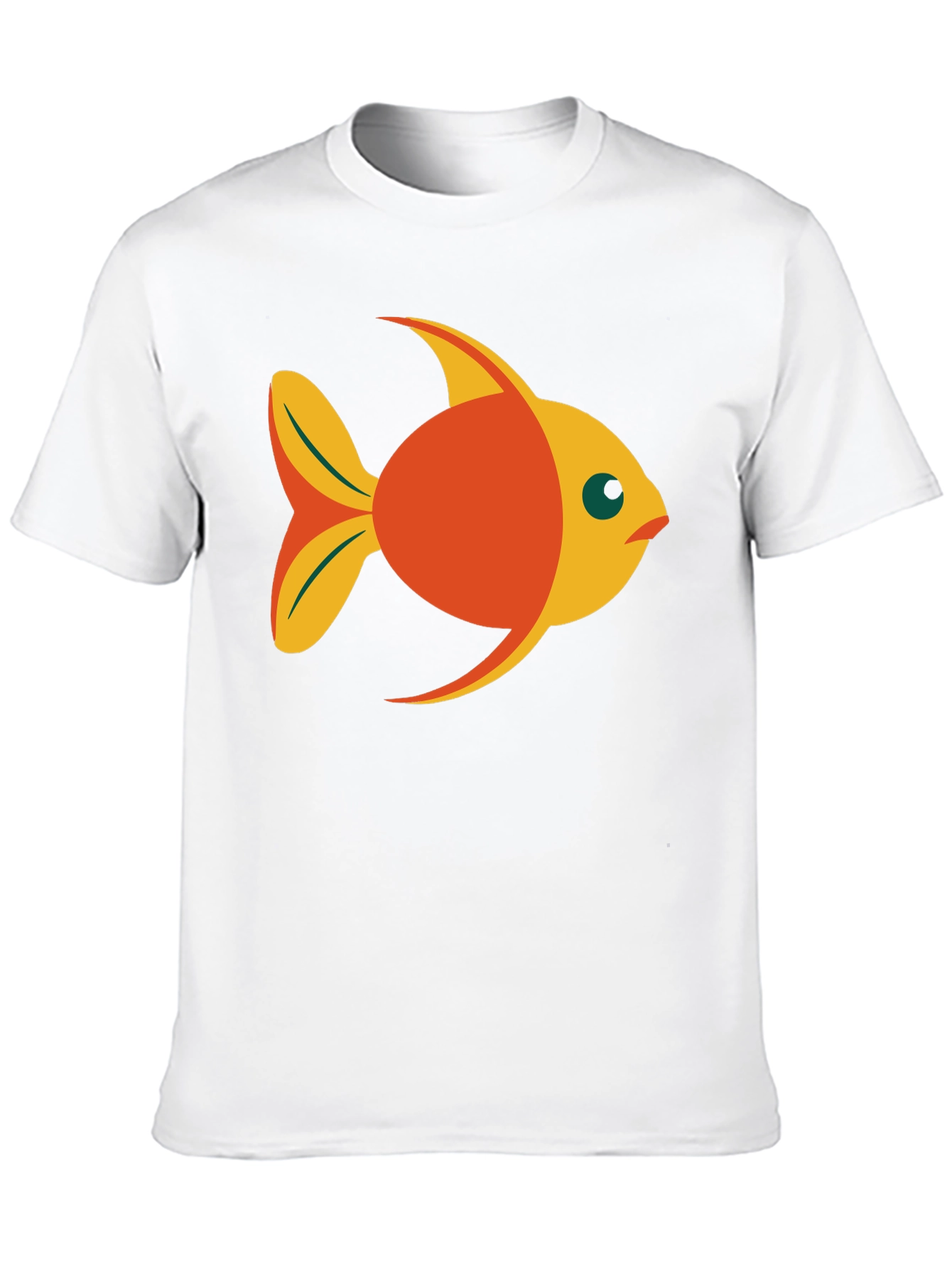 Fish Graphic Black T-Shirt - Fun Casual Wear
