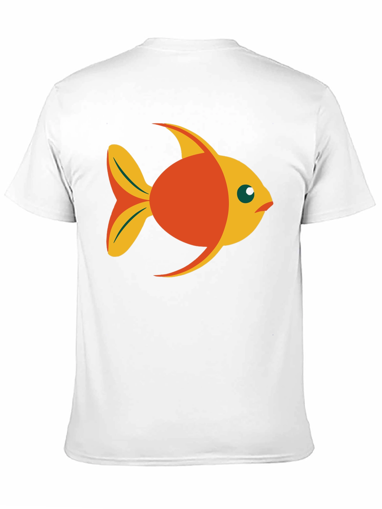 Fish Graphic Black T-Shirt - Fun Casual Wear