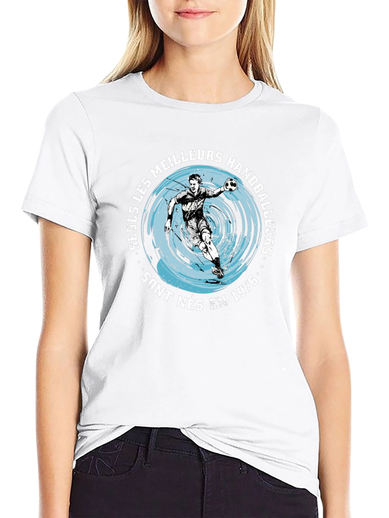 Handball Player Graphic T-Shirt - Born in 1976