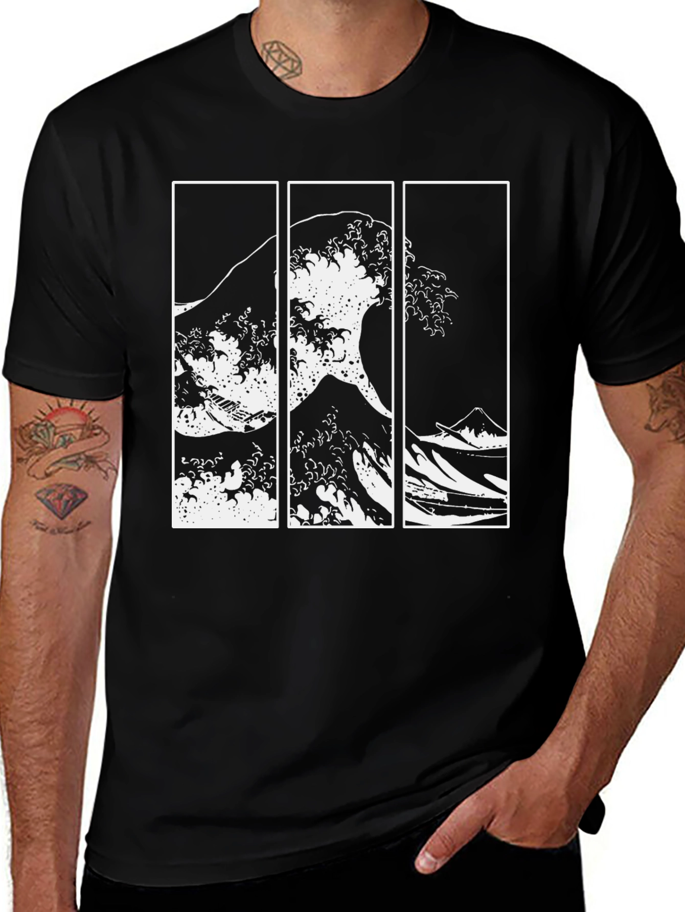 Great Wave Kanagawa T-Shirt - Ukiyo-e Style Tee