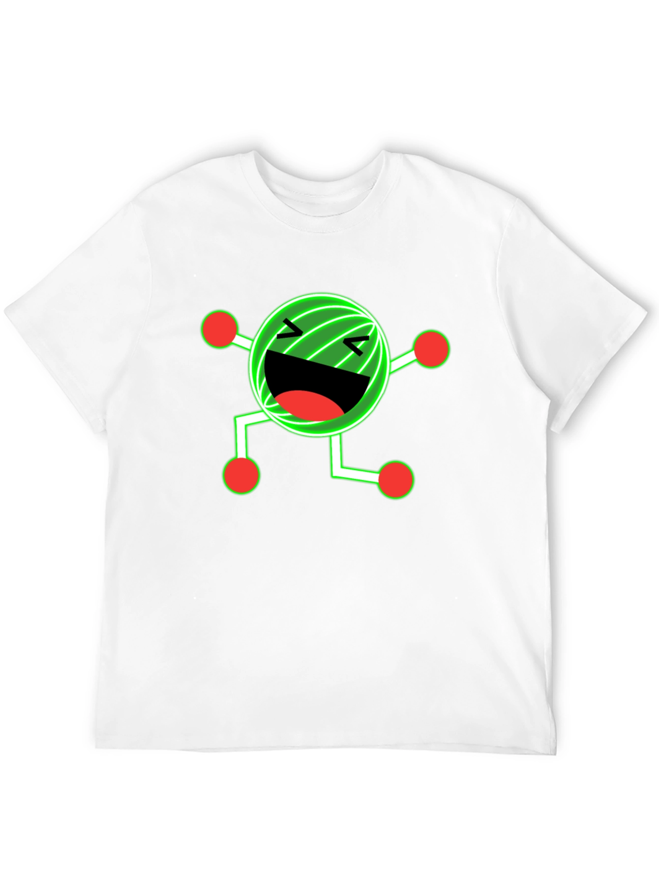 Funny Graphic Print Black T-Shirt