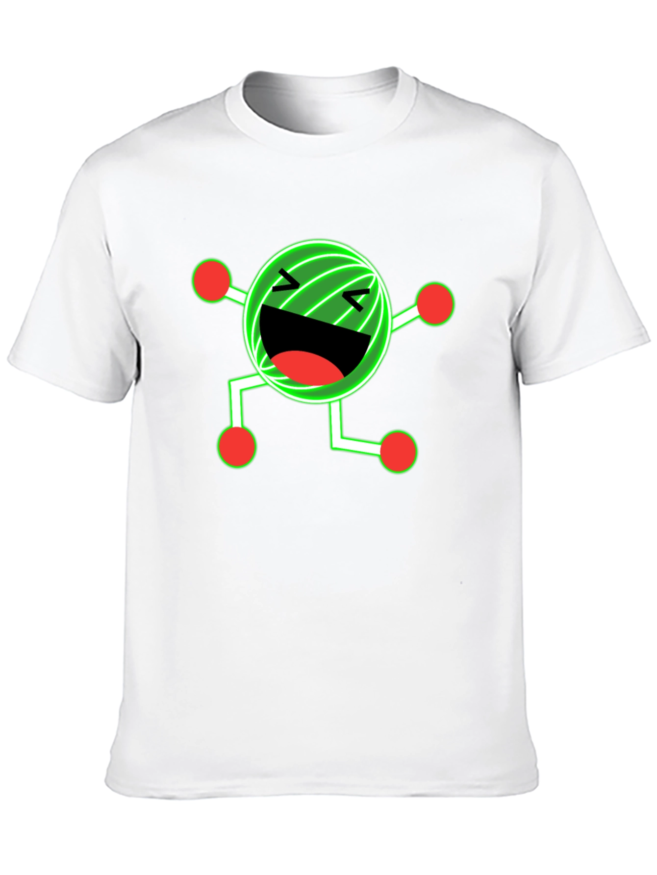 Funny Graphic Print Black T-Shirt