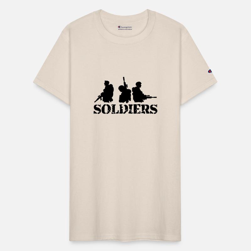 3 Soldiers Crew War Team Freedom Soldier Fighter