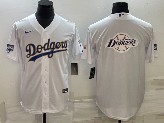 Men's Los Angeles Dodgers White Authentic Game Jerseys