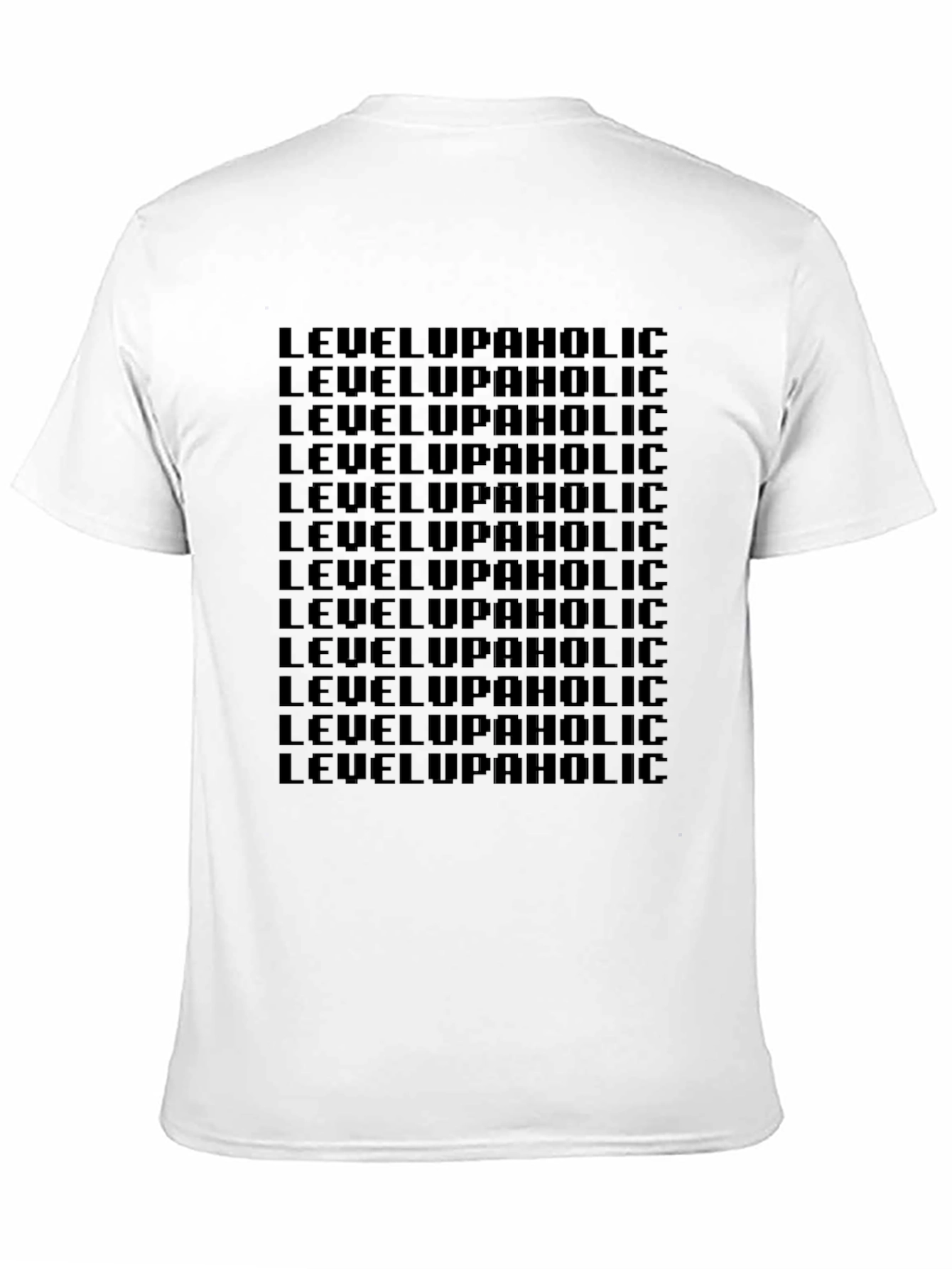 Level Upaholic Black Graphic Tee