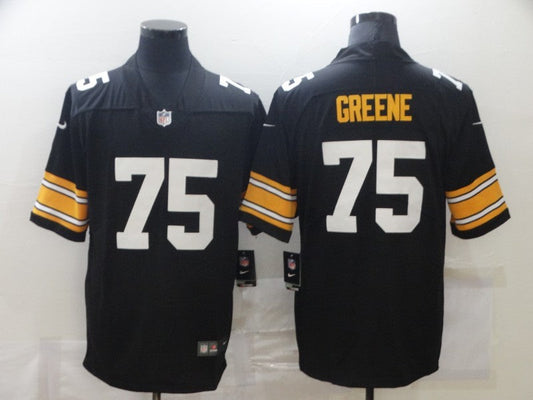 Men's Pittsburgh Steelers Joe Greene #75 Black Player Game Jerseys
