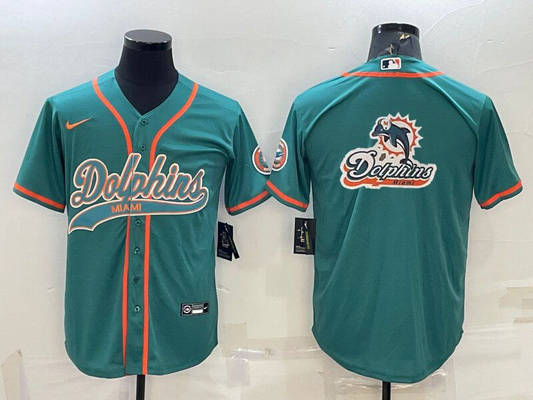 Men's Miami Dolphins Aqua Game Jerseys