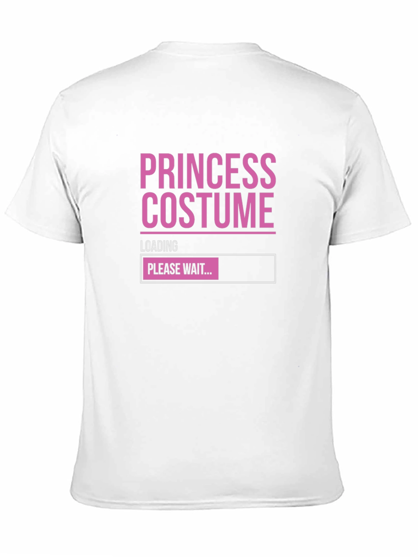 Princess Costume Loading T-Shirt - Funny Halloween Tee