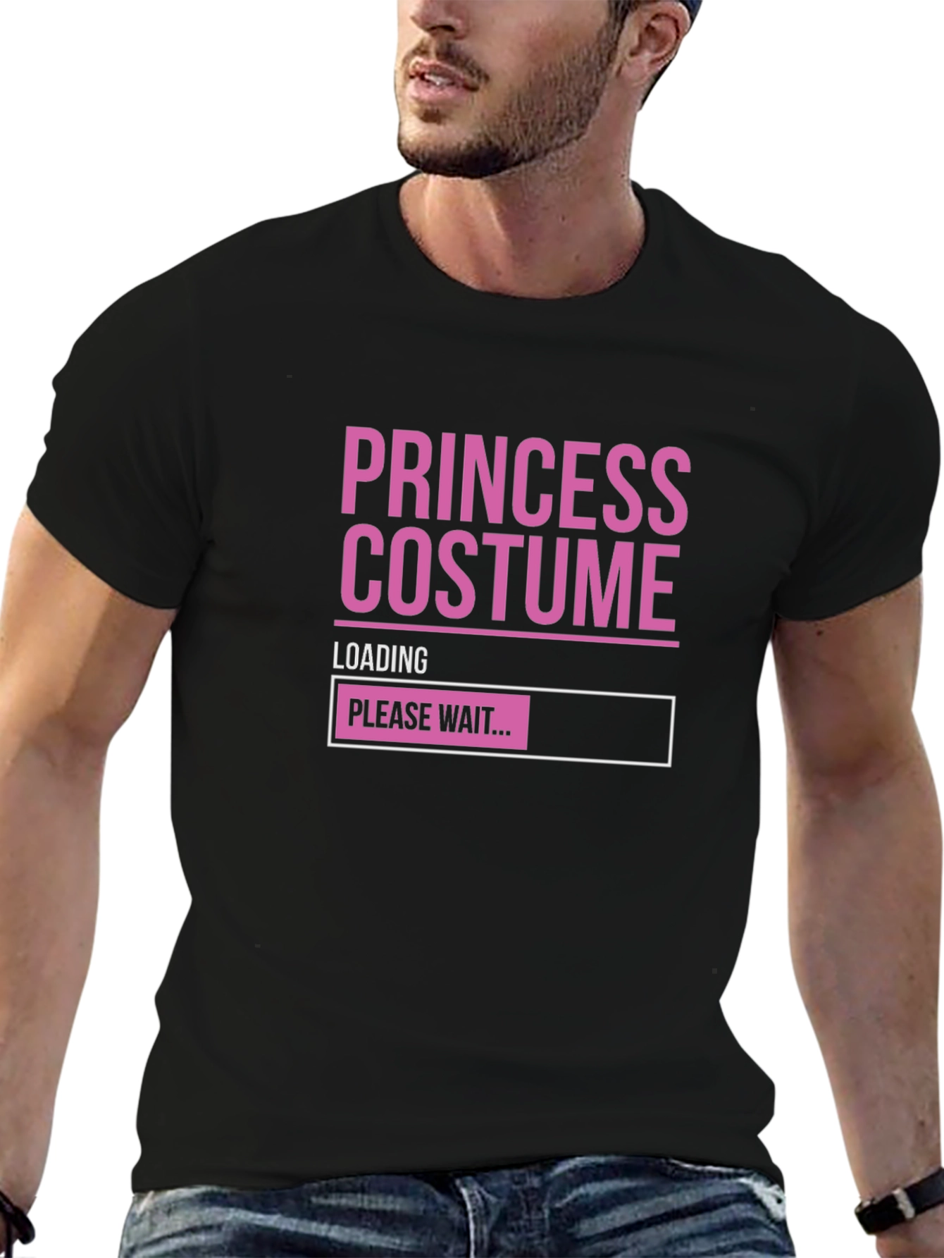 Princess Costume Loading T-Shirt - Funny Halloween Tee