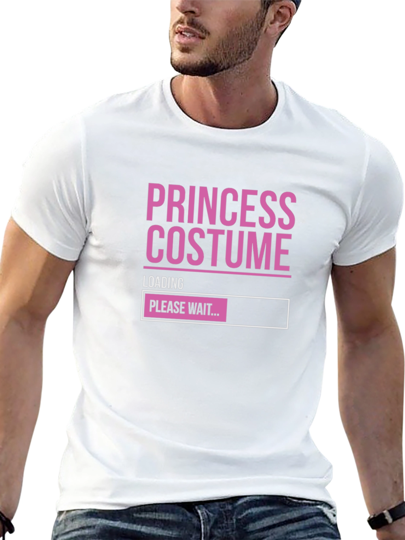 Princess Costume Loading T-Shirt - Funny Halloween Tee