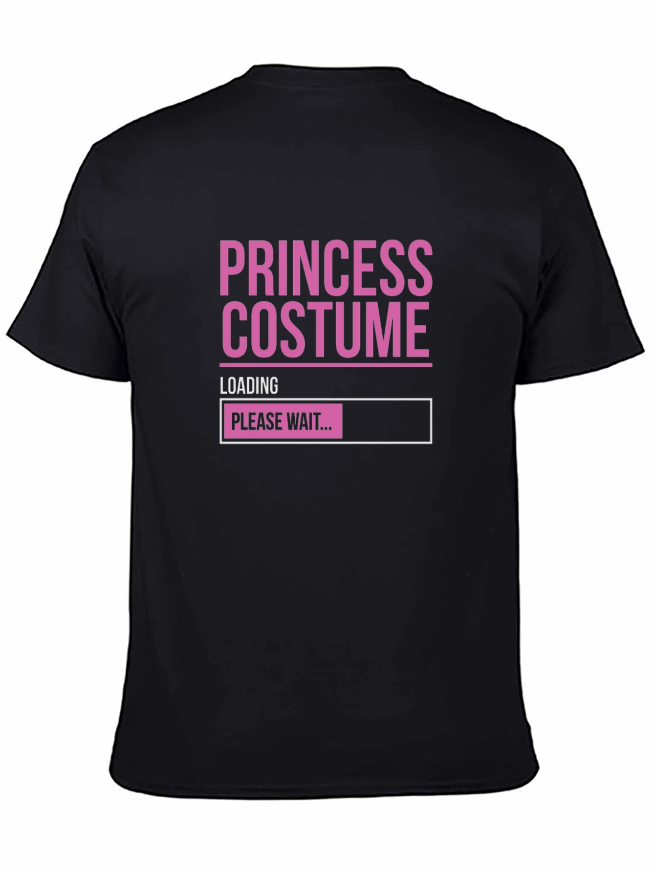 Princess Costume Loading T-Shirt - Funny Halloween Tee