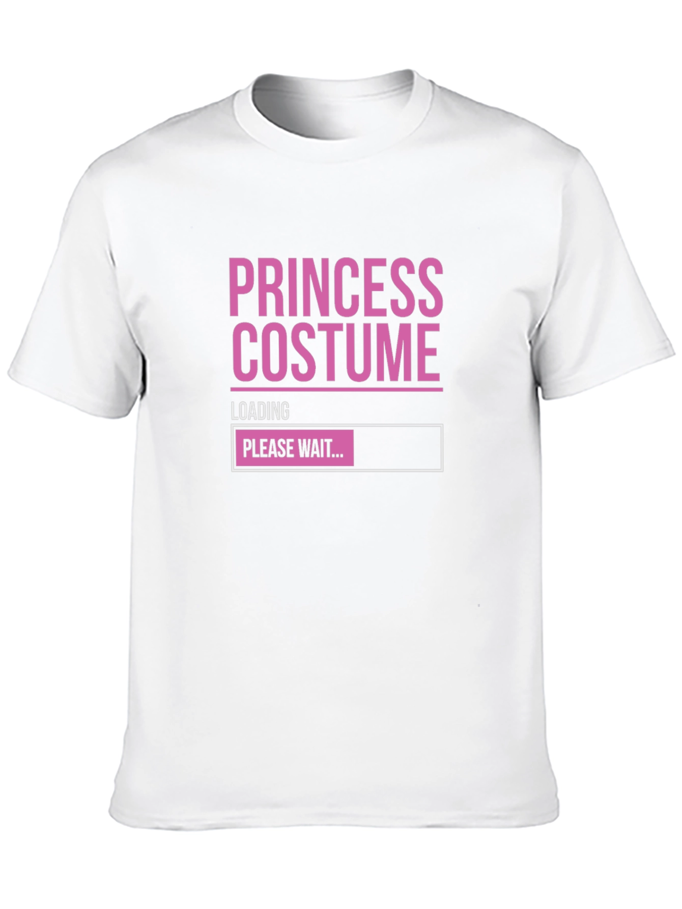 Princess Costume Loading T-Shirt - Funny Halloween Tee