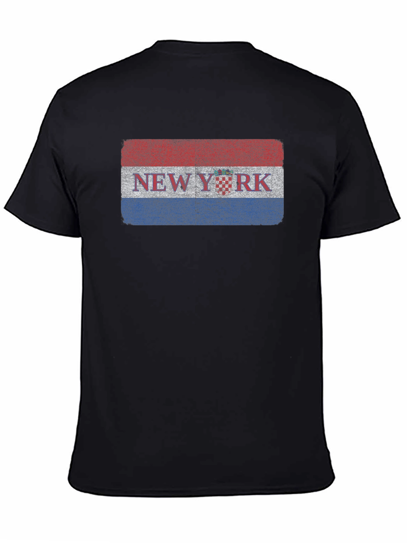 New York Croatian Flag Graphic T-Shirt