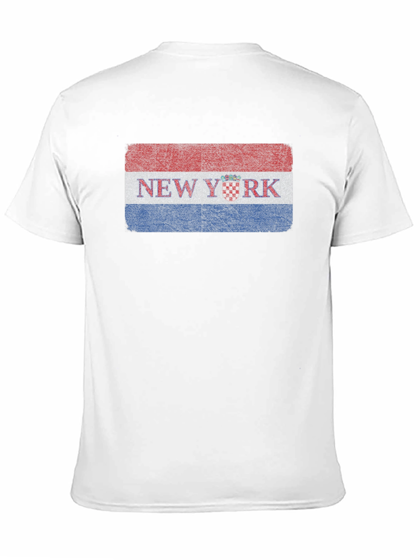 New York Croatian Flag Graphic T-Shirt