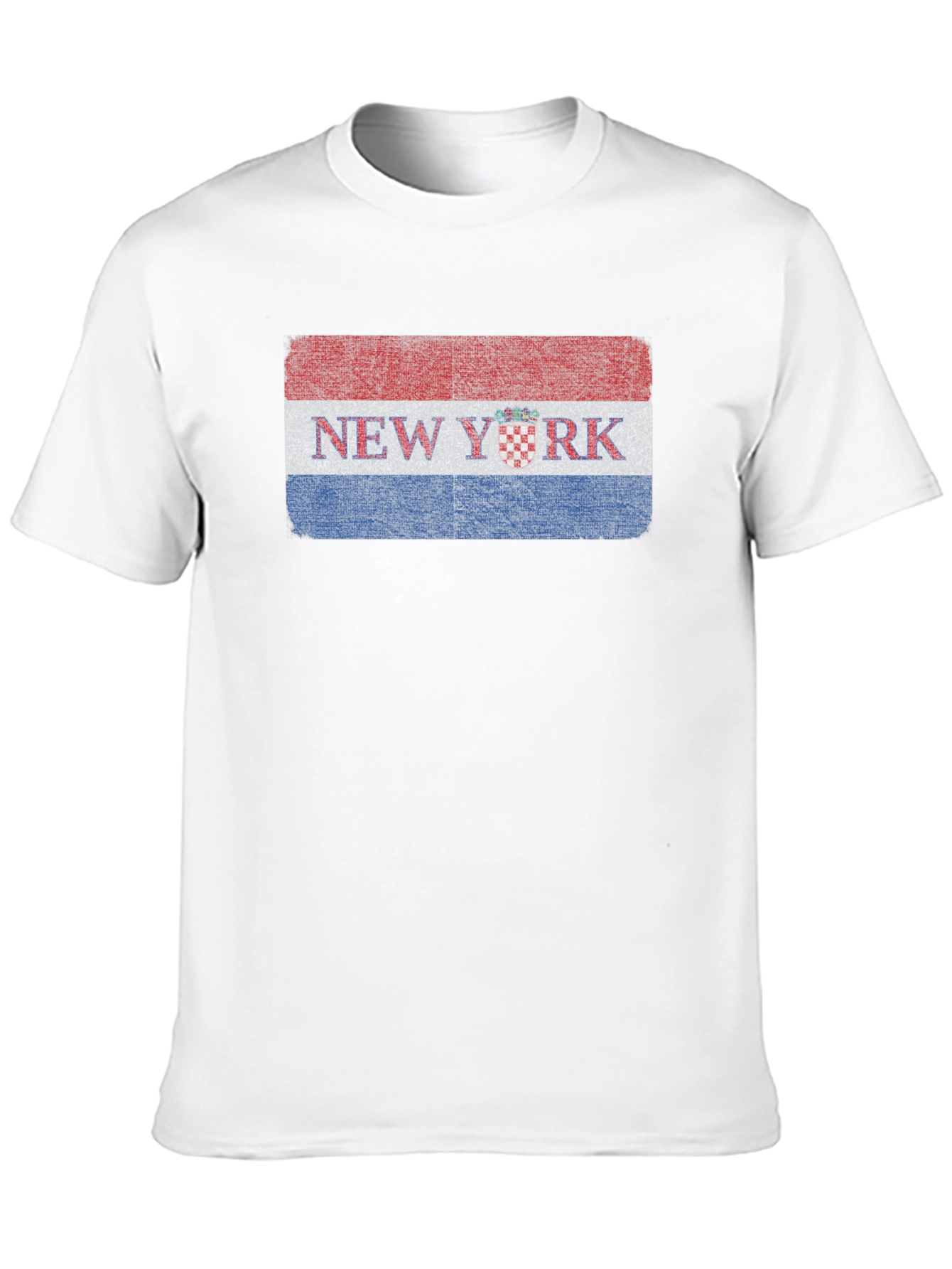 New York Croatian Flag Graphic T-Shirt