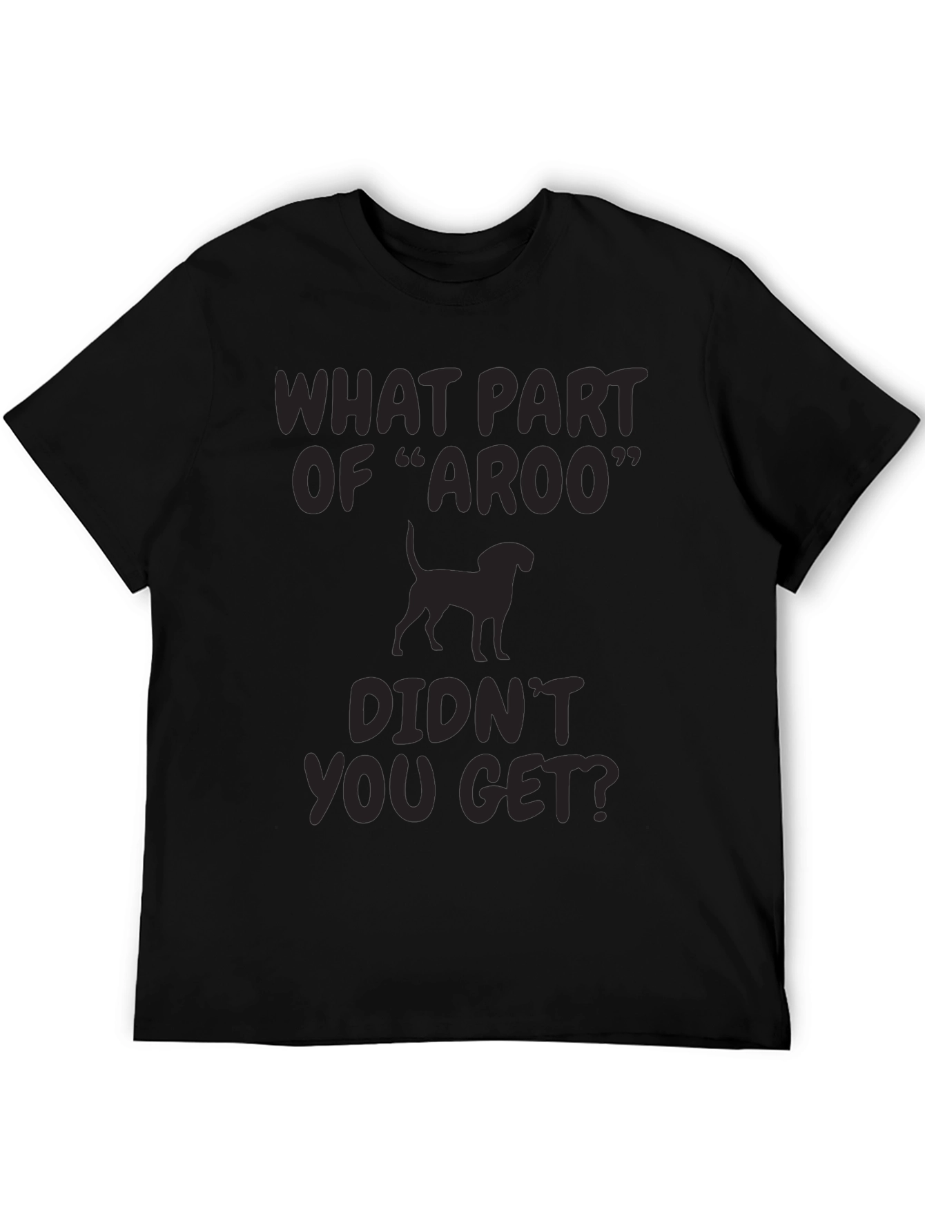 Aroo Dog T-Shirt - Funny Hound Design