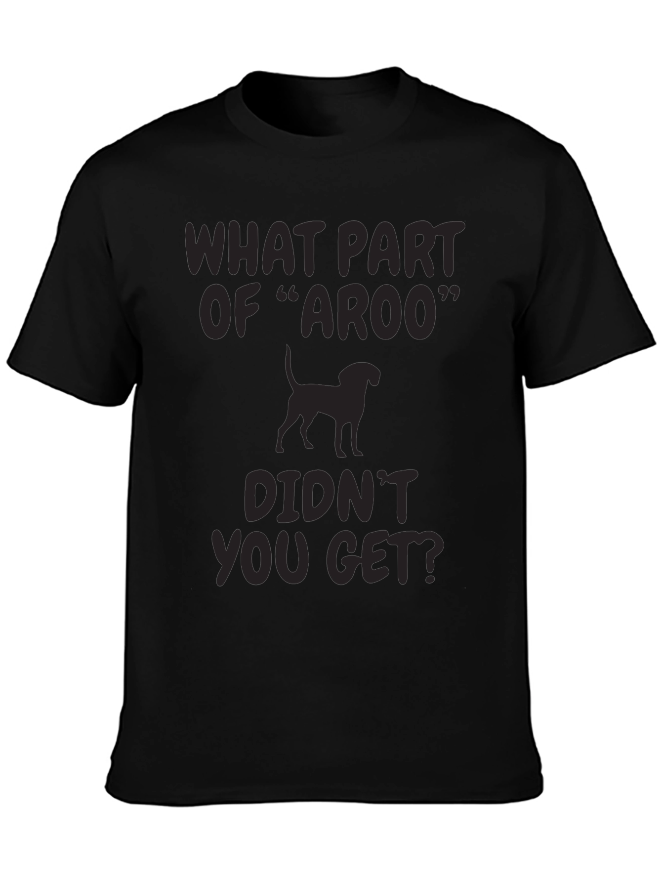 Aroo Dog T-Shirt - Funny Hound Design