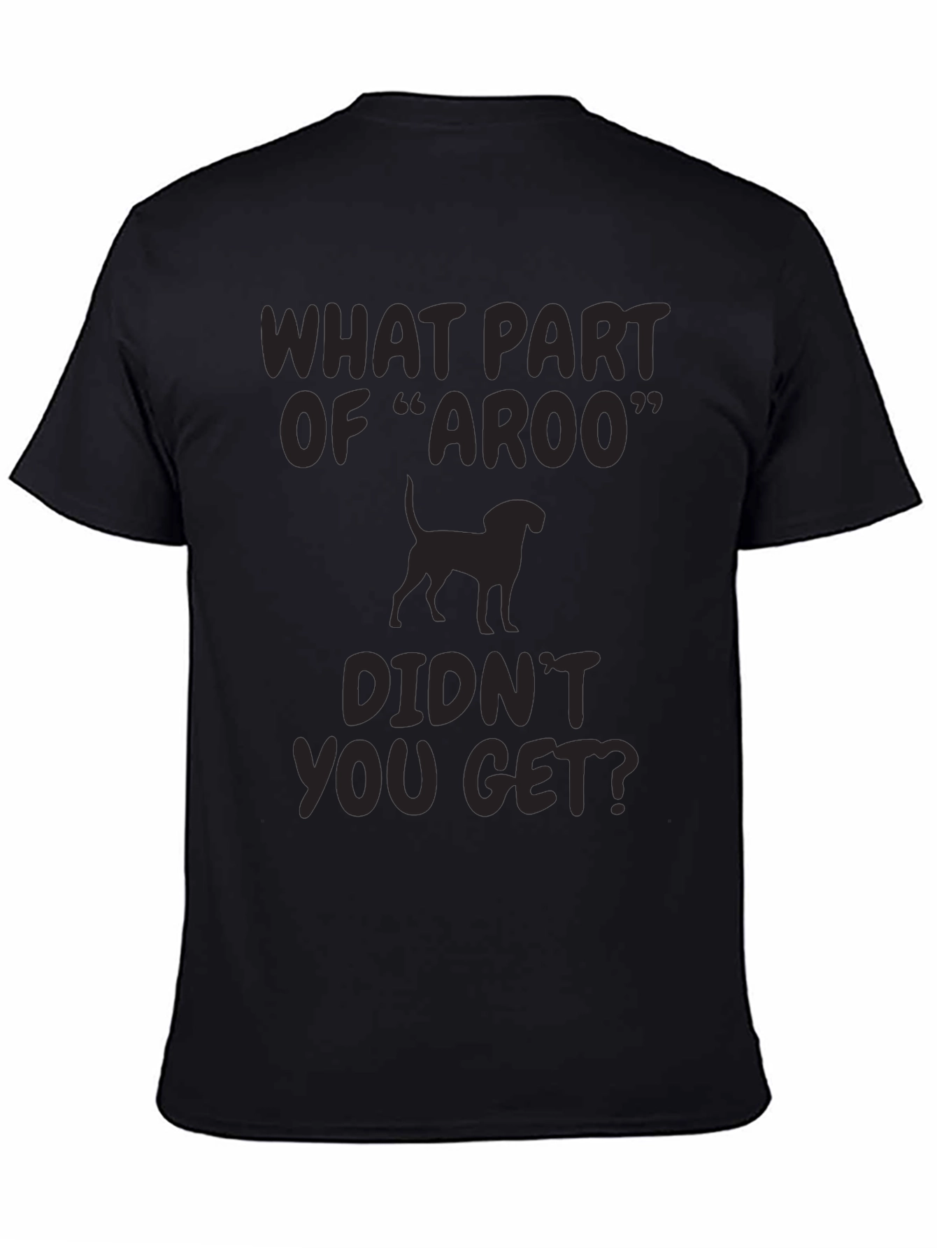 Aroo Dog T-Shirt - Funny Hound Design