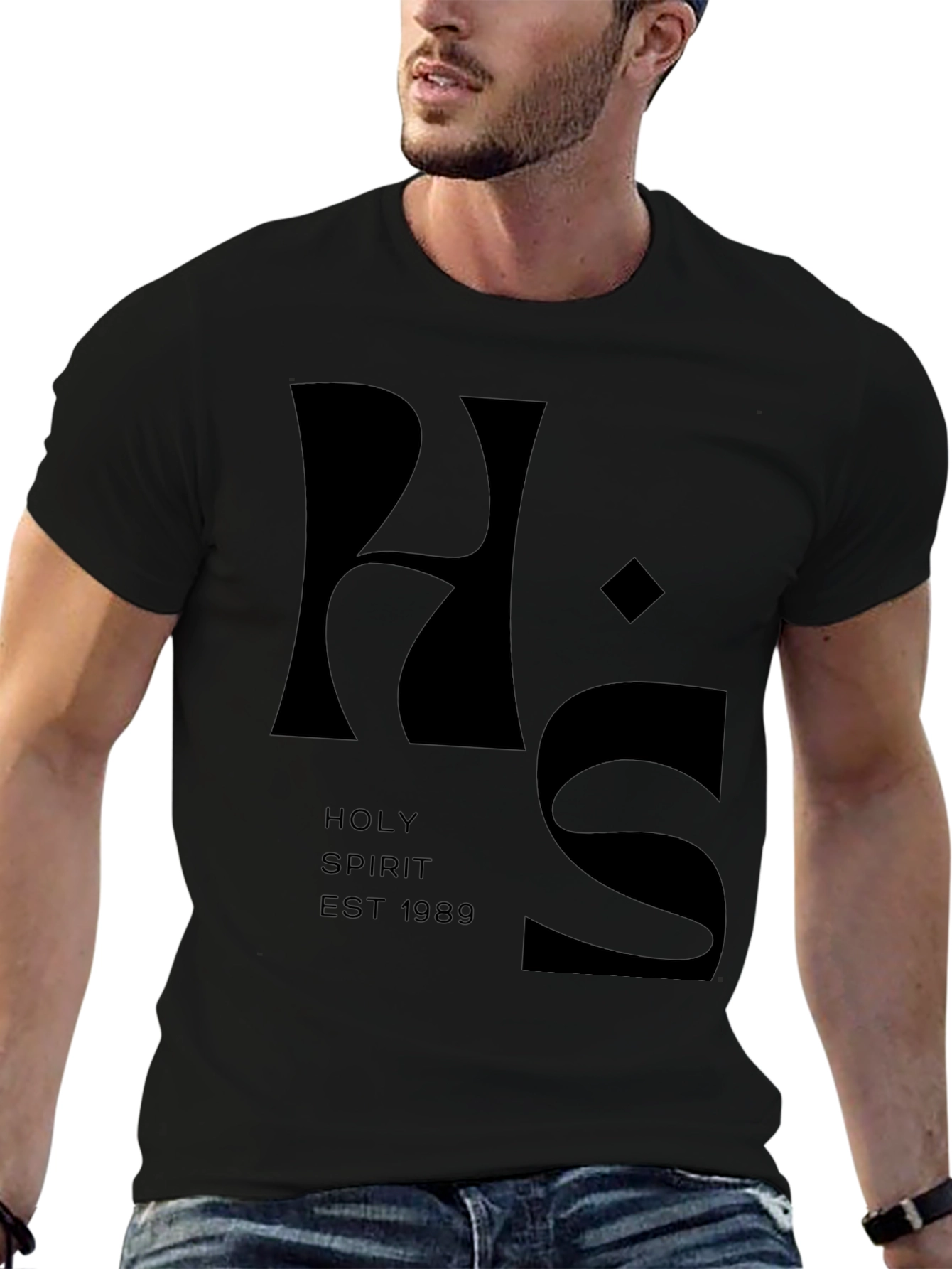 Holy Spirit Est. 1989 Black T-Shirt