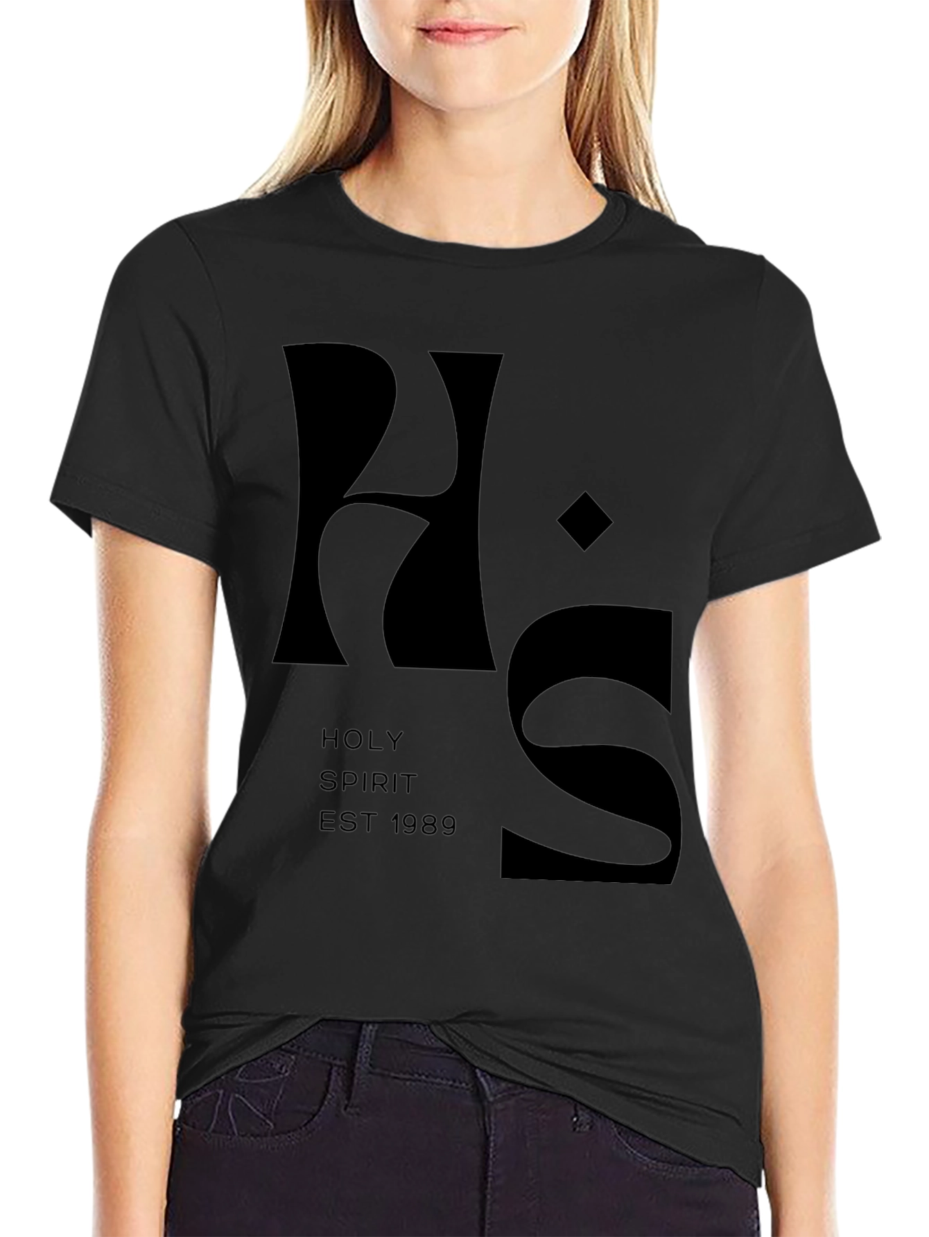 Holy Spirit Est. 1989 Black T-Shirt