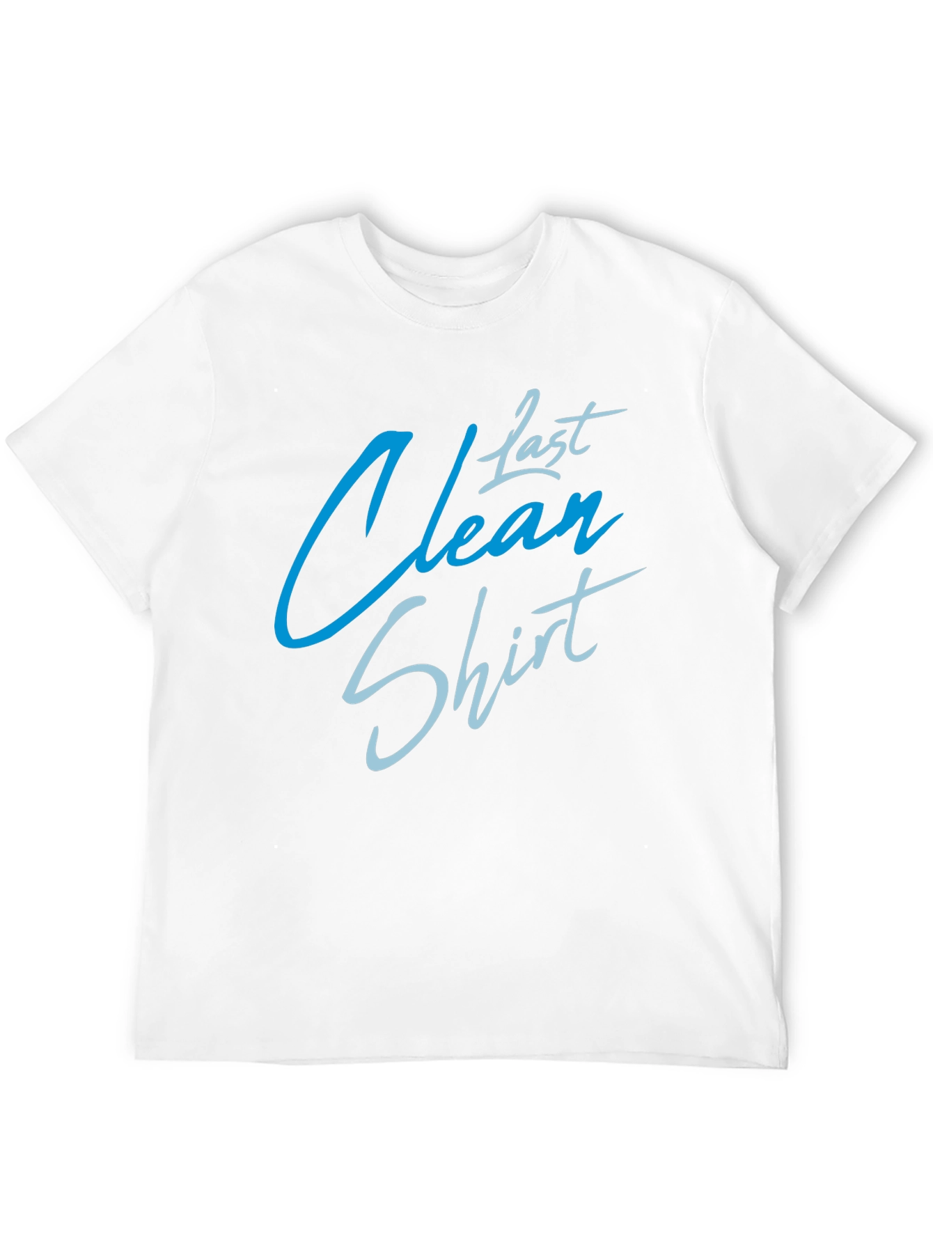 Last Clean Shirt Graphic Tee -  Black Cotton Blend