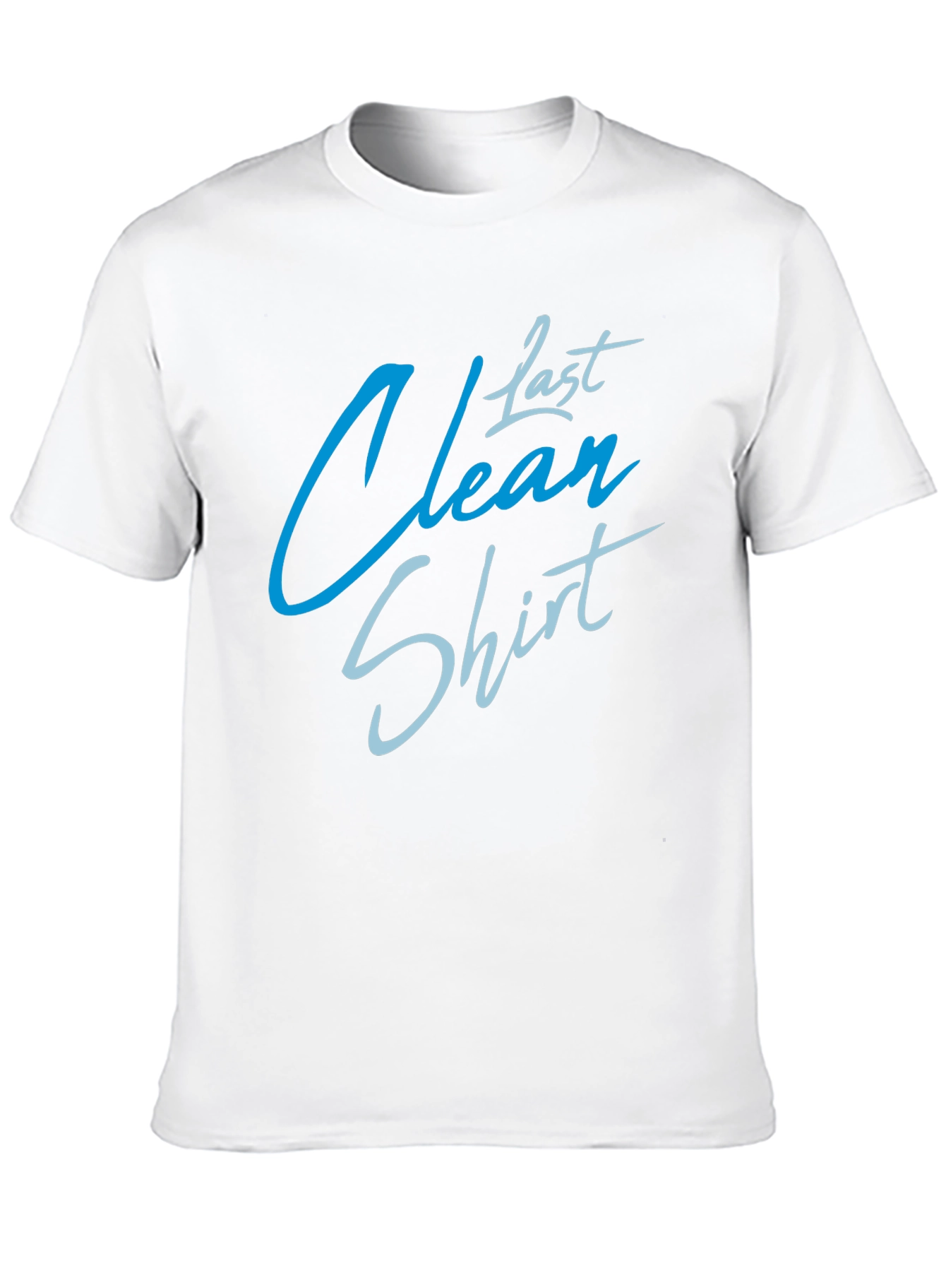 Last Clean Shirt Graphic Tee -  Black Cotton Blend