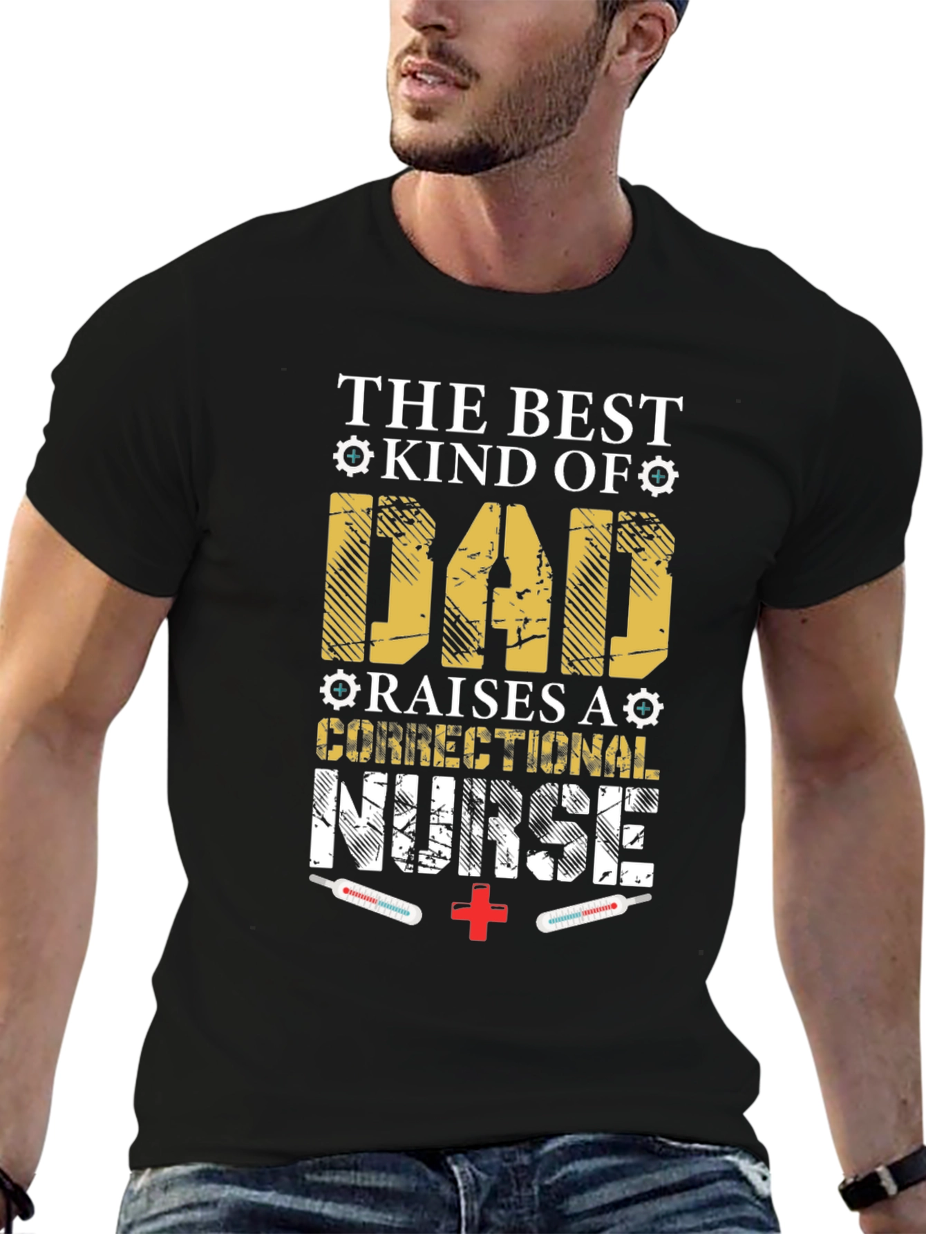 Correctional Nurse Dad Graphic Tee