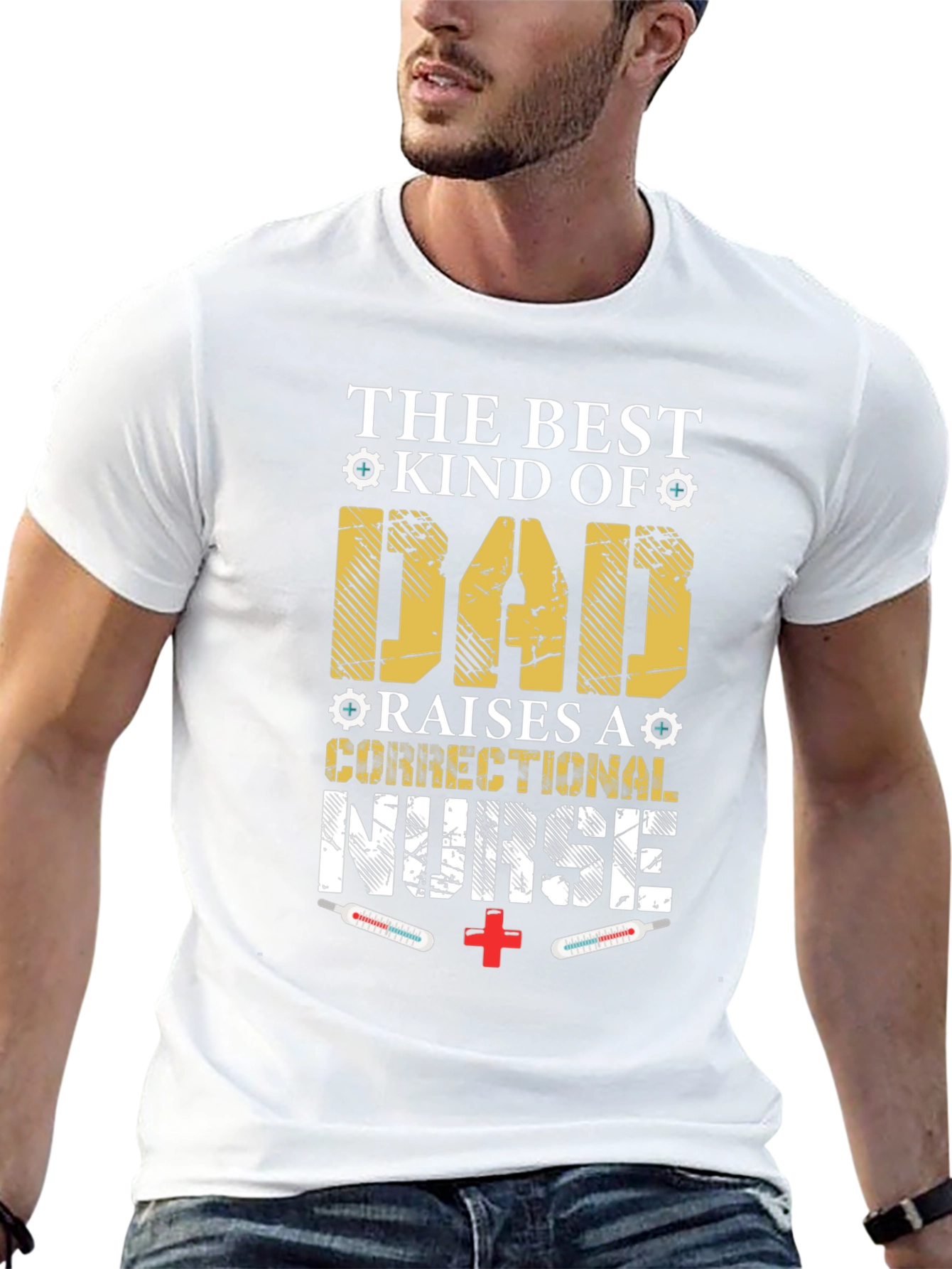 Correctional Nurse Dad Graphic Tee