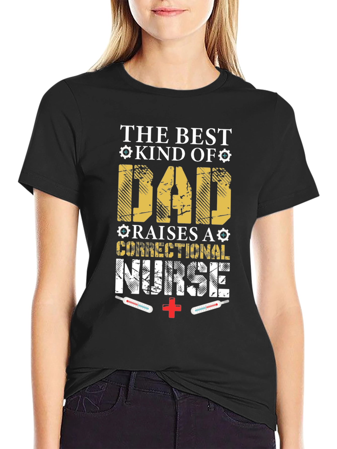 Correctional Nurse Dad Graphic Tee