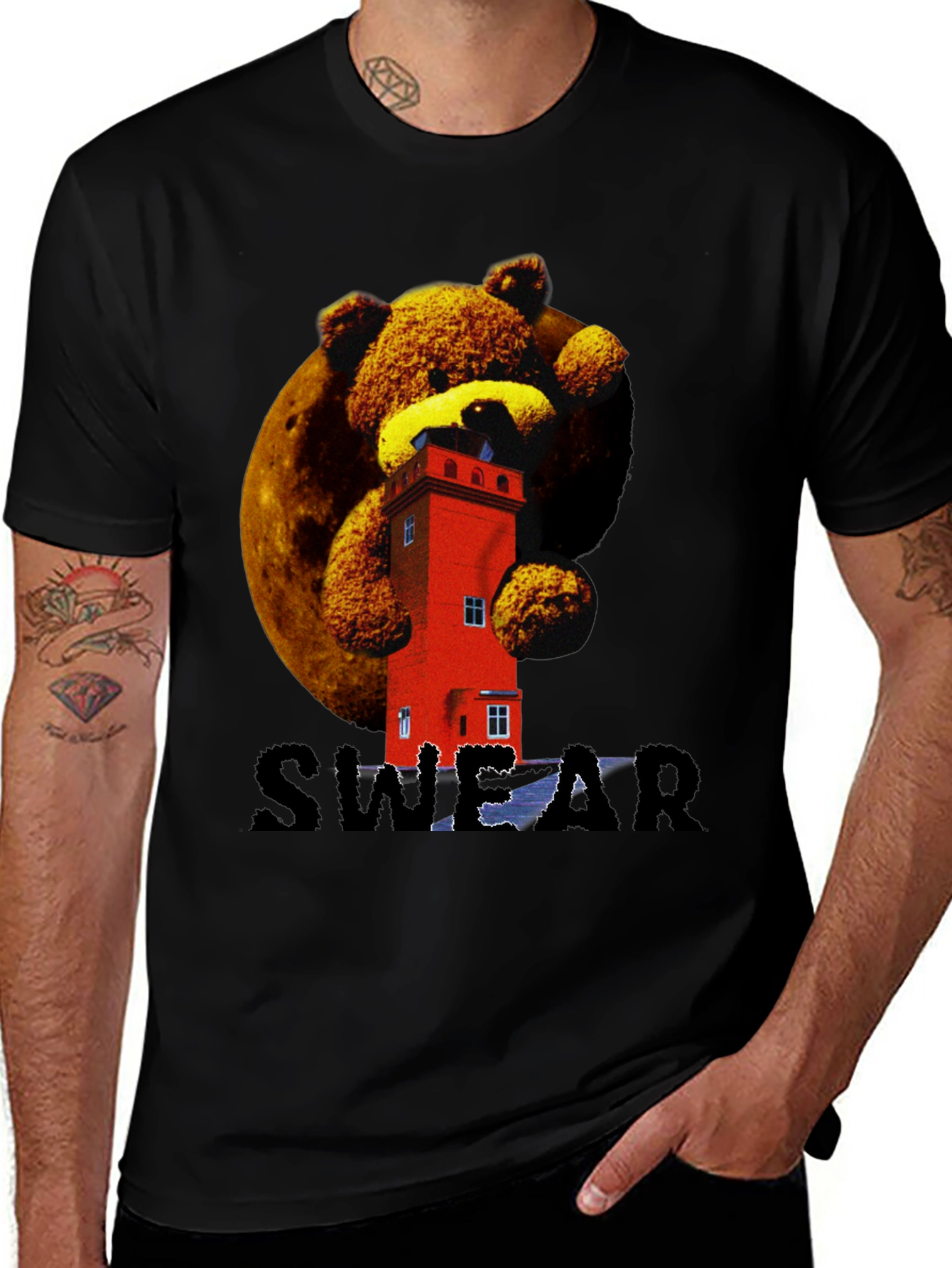 Teddy Bear Tower T-Shirt - SWEAR Apparel