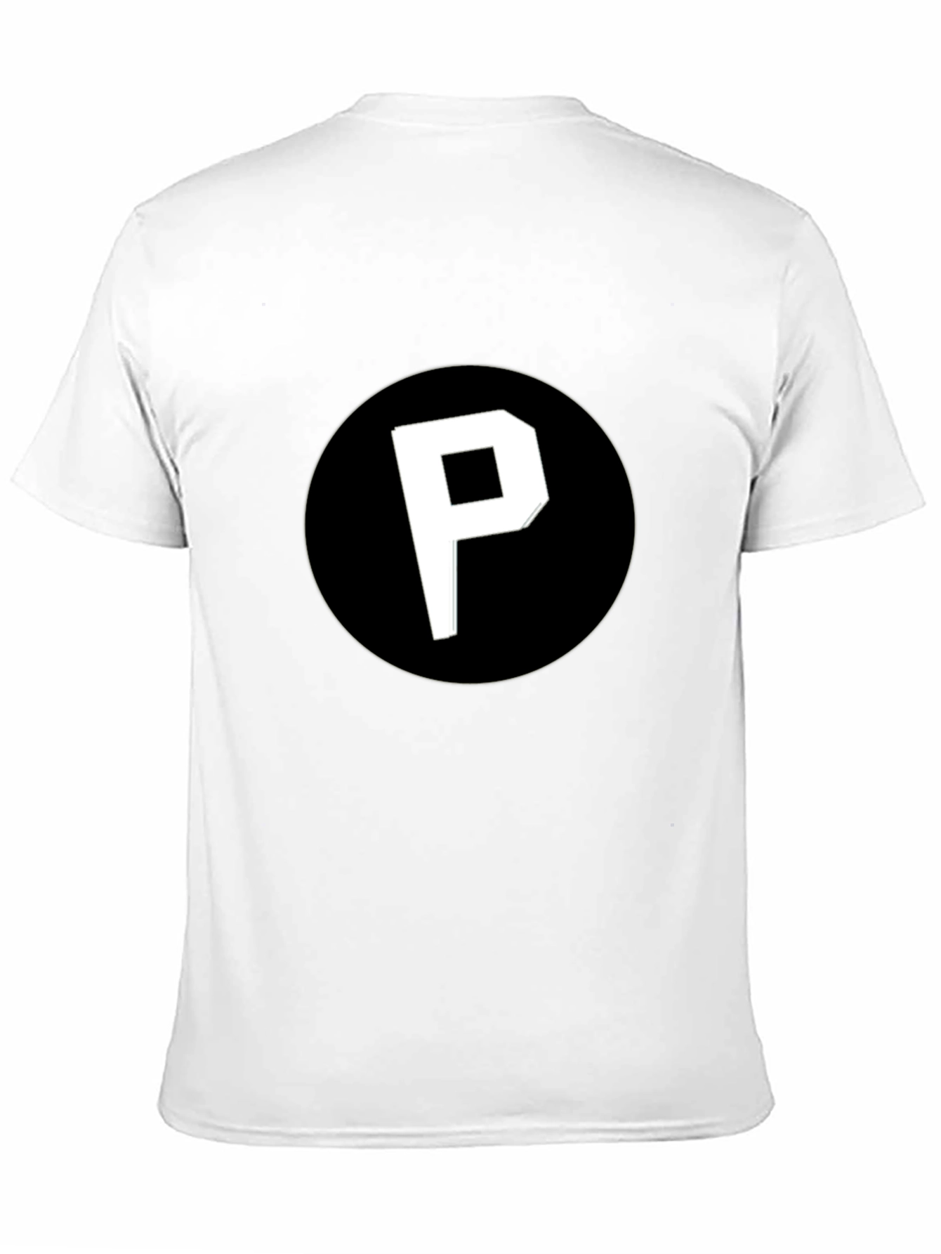 Black T-Shirt with P Logo
