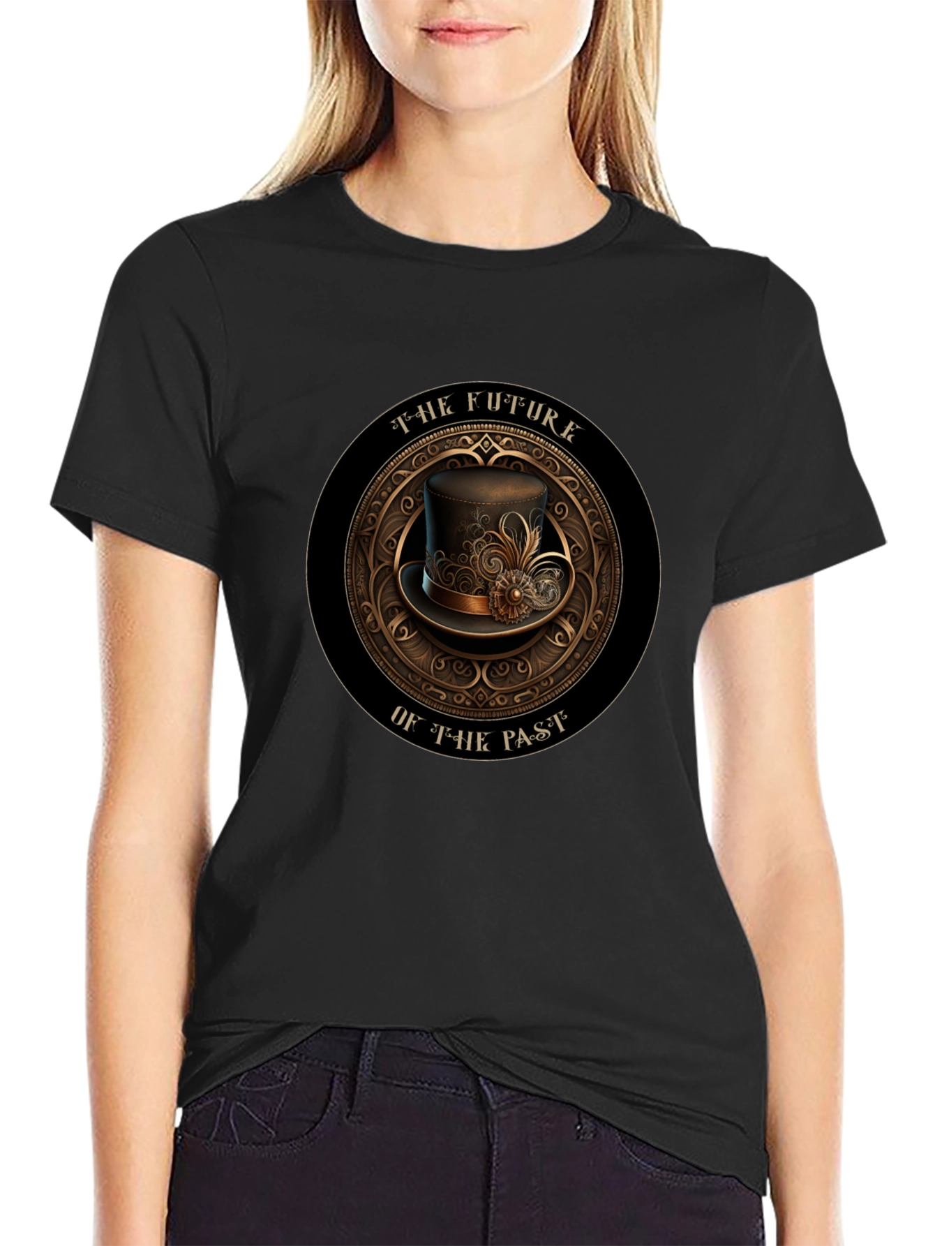 Steampunk Future of the Past Graphic T-Shirt