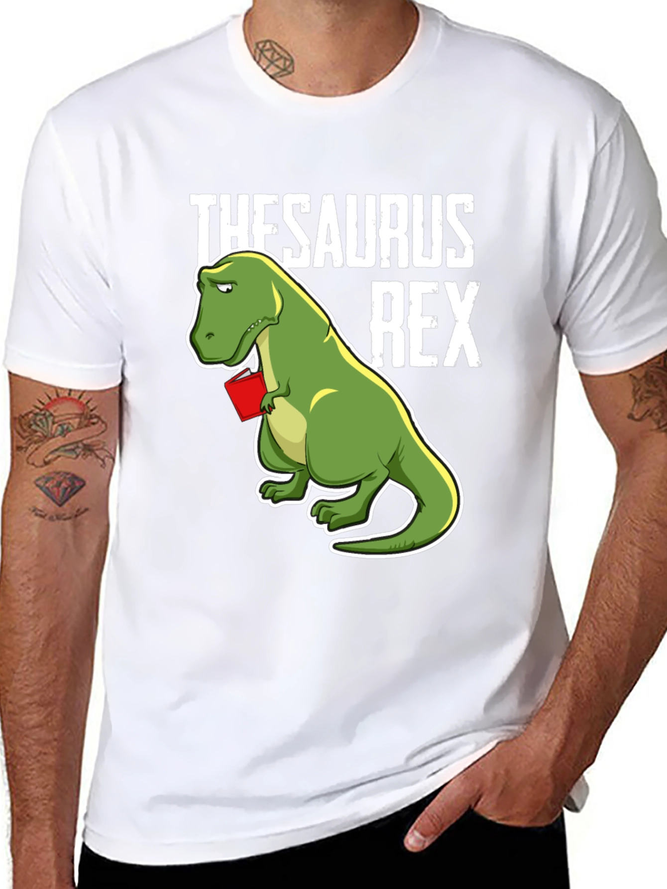 Thesaurus Rex T-Shirt Funny Dinosaur Tee