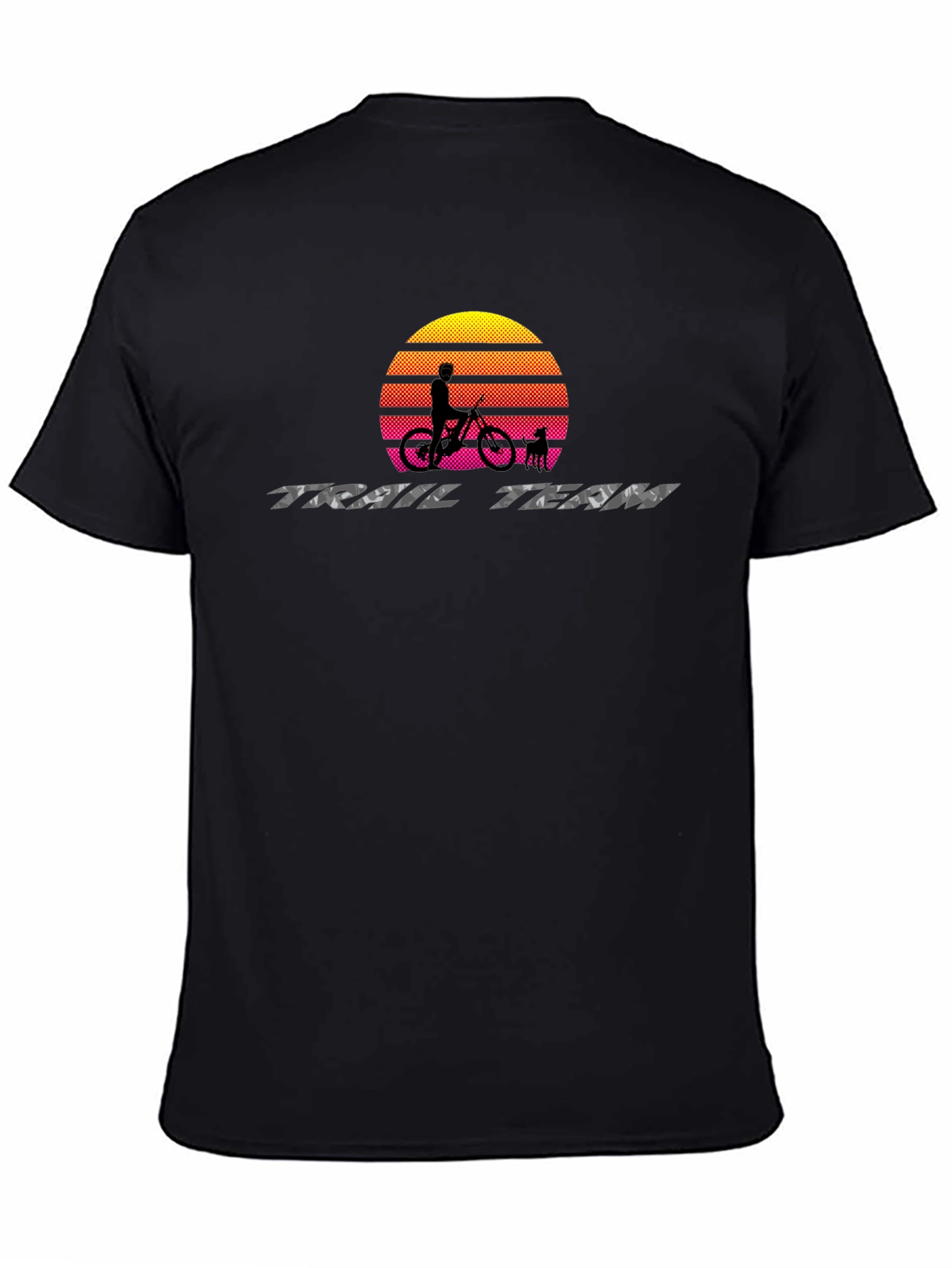 Trail Team Mountain Bike Sunset Graphic Tee