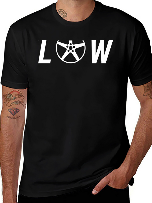 Low Car Wheel Graphic T-Shirt