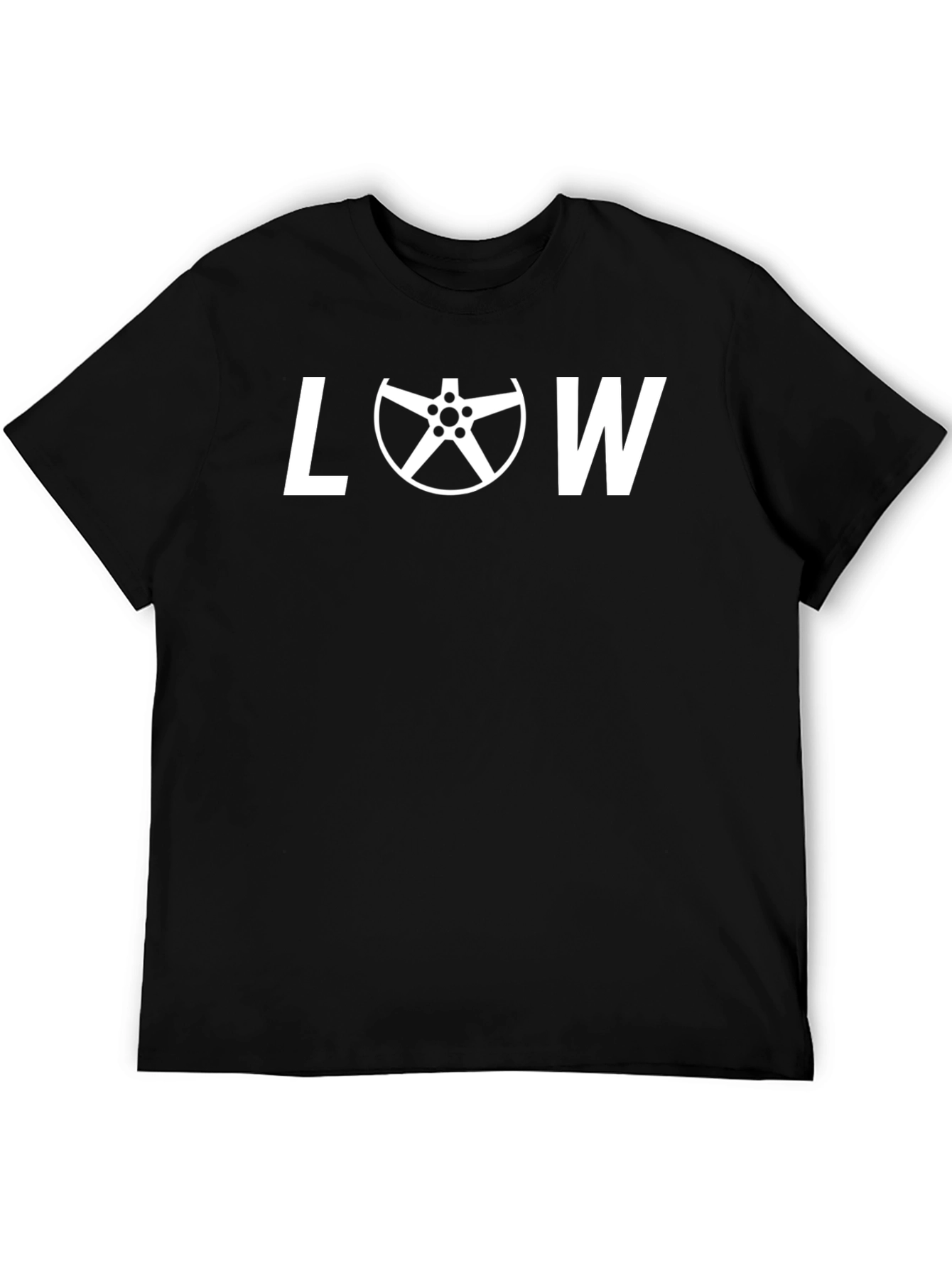 Low Car Wheel Graphic T-Shirt