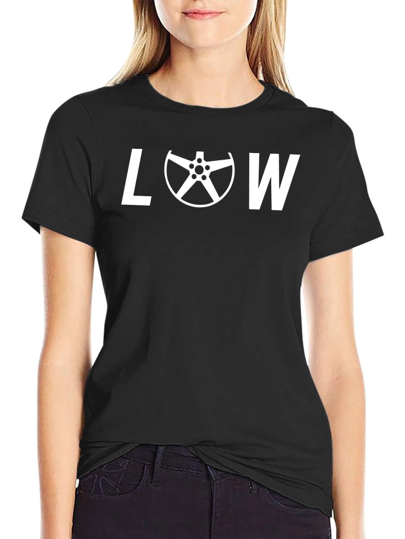 Low Car Wheel Graphic T-Shirt