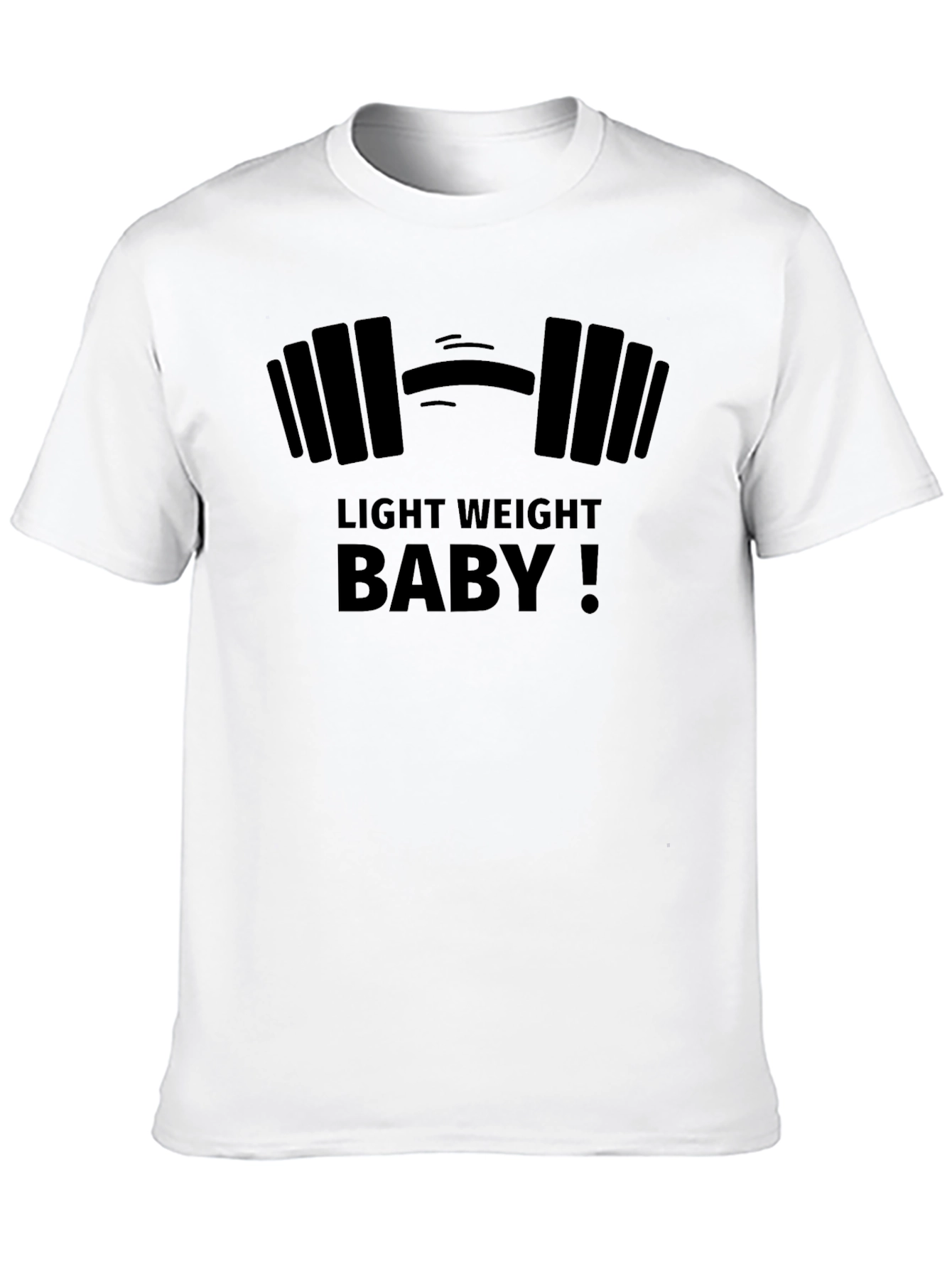 Light Weight Baby! Mens Black Gym T-Shirt