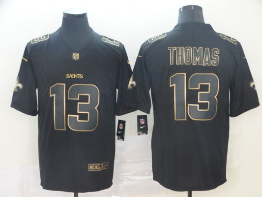 Men's New Orleans Saints Michael Thomas #13 Black Game Jerseys